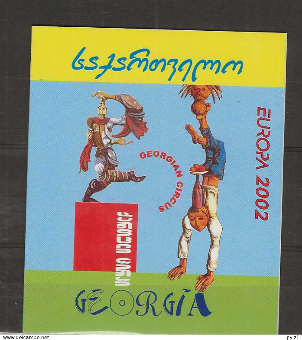 2002 MNH Georgia Booklet, Postfris** - 2002