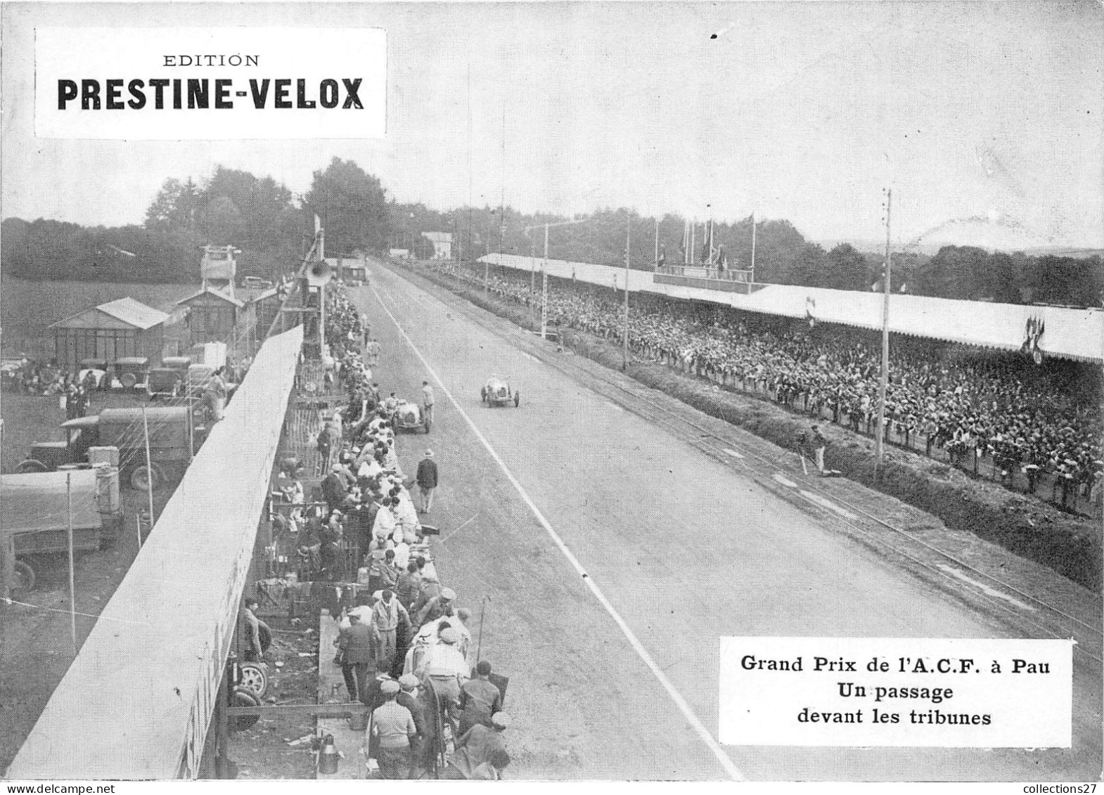 GRAND-PRIX DE L'A.C.F. A PAU UN PASSAGE DEVANT LES TRIBUNES - Sport