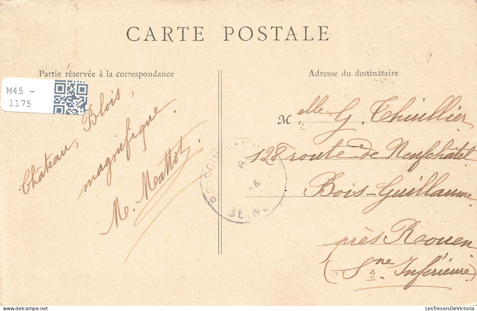 FRANCE - Chambord - Le Château - Vue Générale - Carte Postale Ancienne - Chambord