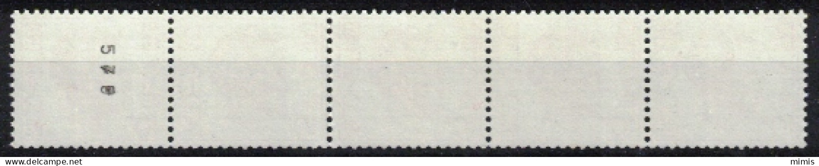 BELGIQUE        1982  R.78  Bande De 5 Avec N° 575  ** Sans Charnière - Rouleaux