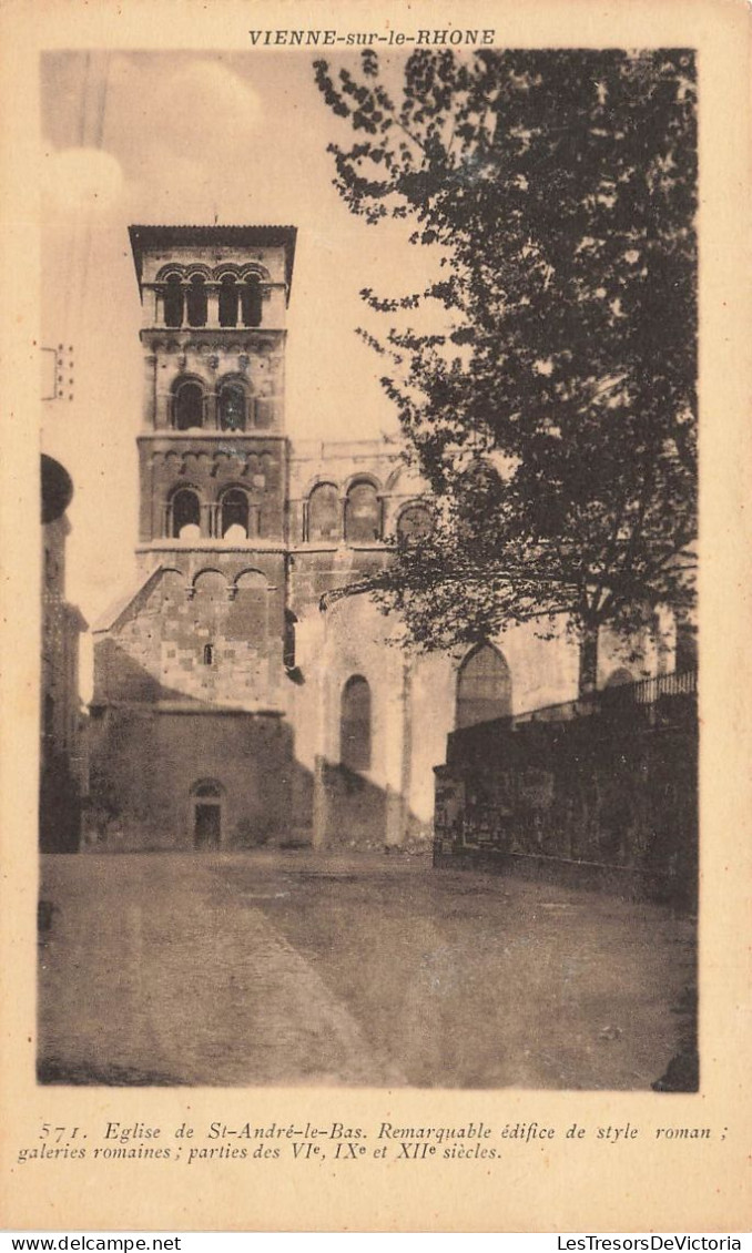 FRANCE - Vienne Sur Le Rhône - église De St André Le Bas - Remarquable édifice De Style Roman - Carte Postale Ancienne - Vienne