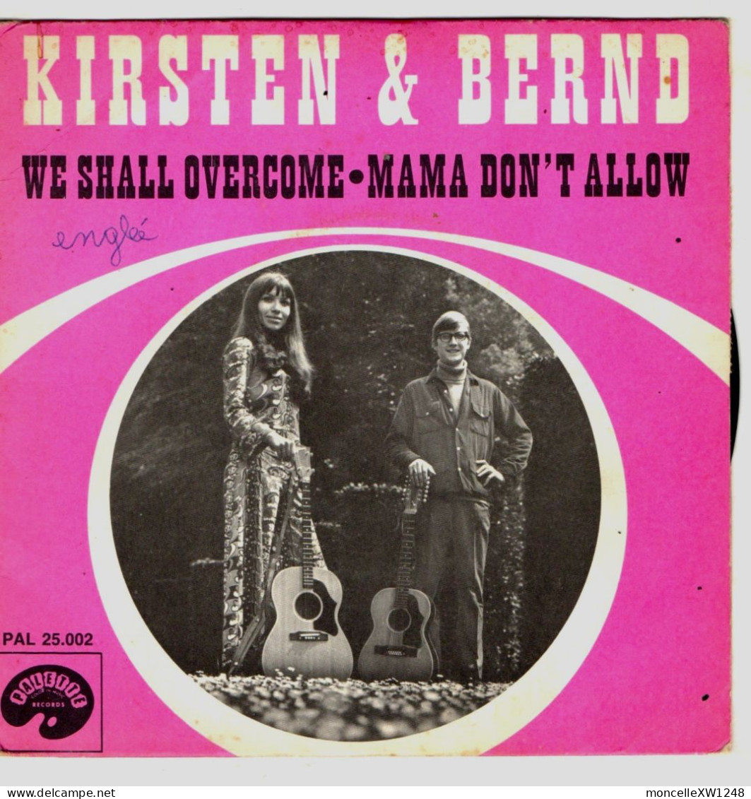 Kirsten & Bernd - 45 T SP We Shall Overcome (1968) - Country Et Folk