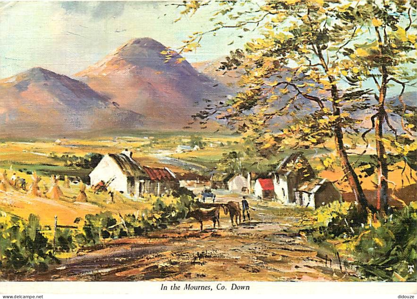 Irlande Du Nord - Down - In The Mournes - Art Peinture - Northen Ireland - CPM - Voir Scans Recto-Verso - Down