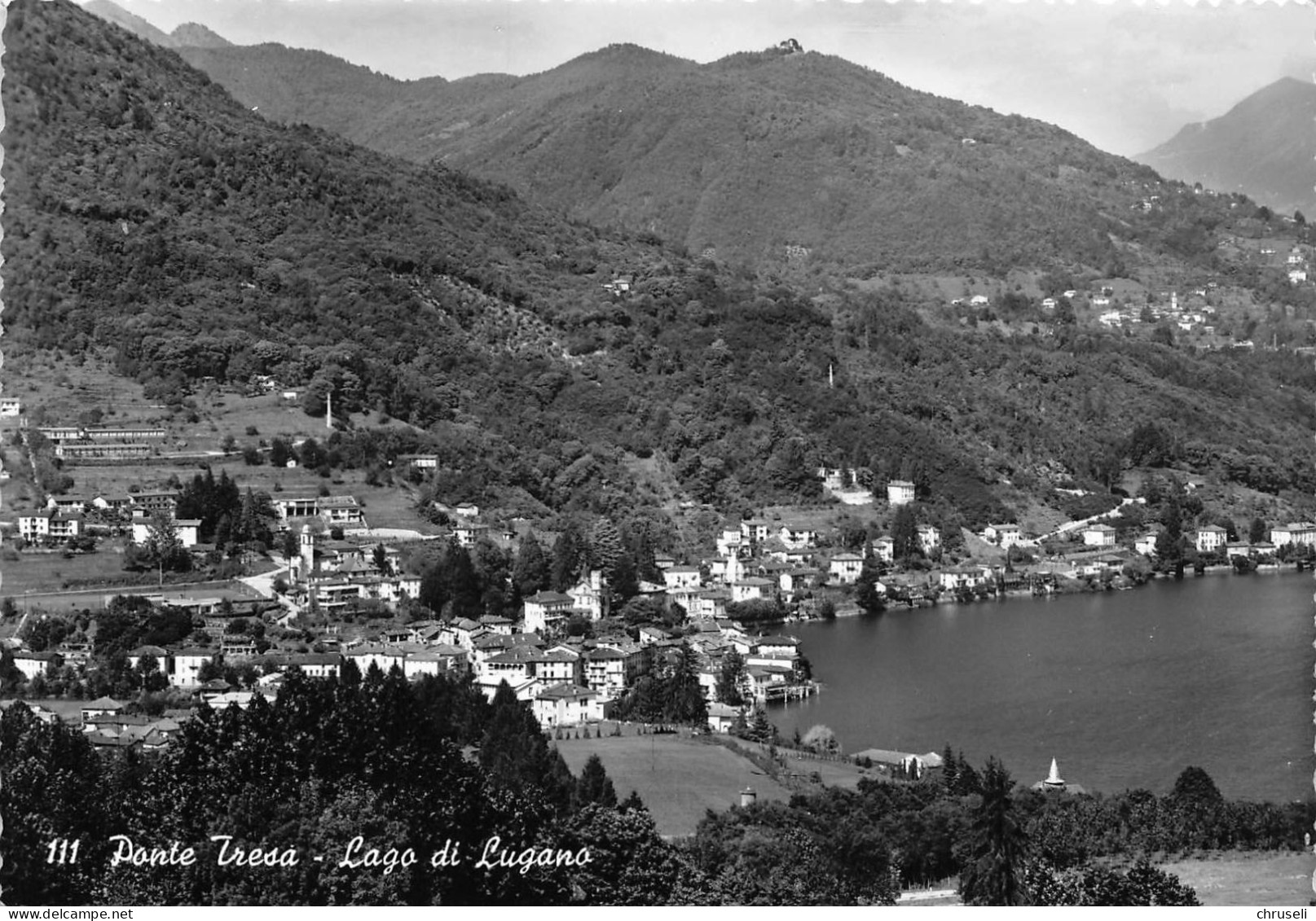 Ponte Tresa  Fliegeraufnahme - Ponte Tresa