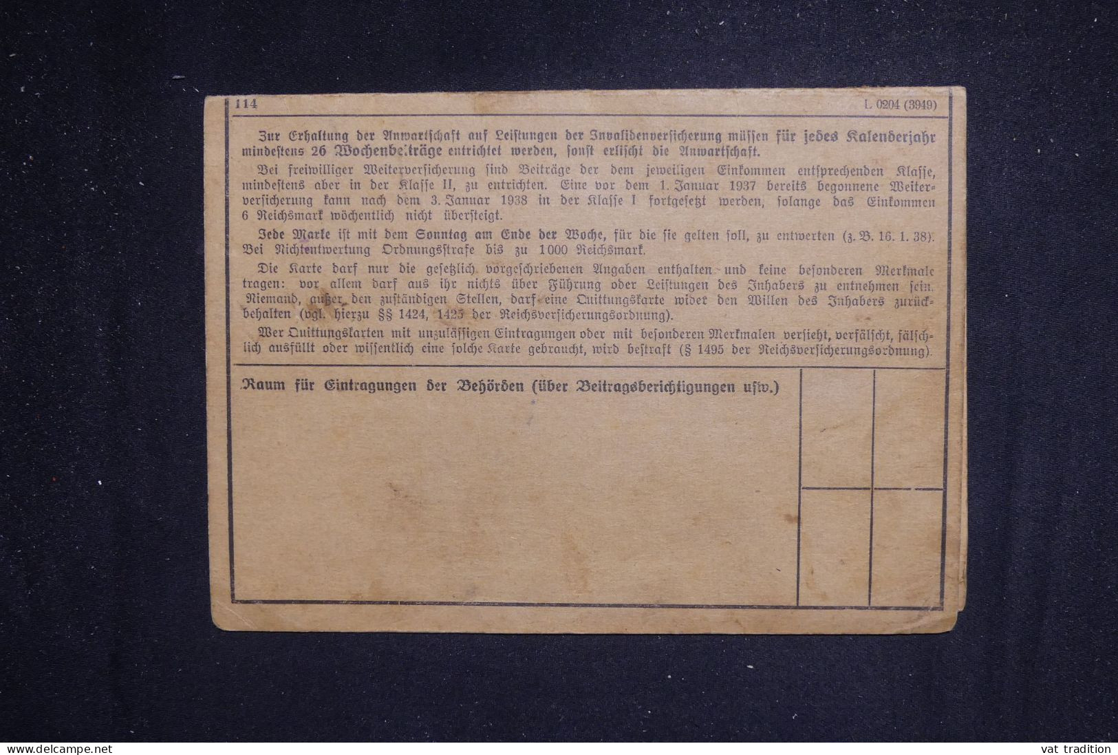 VIEUX PAPIERS - Vieux Papier Allemande De 1897, à Voir - L 150416 - Collections