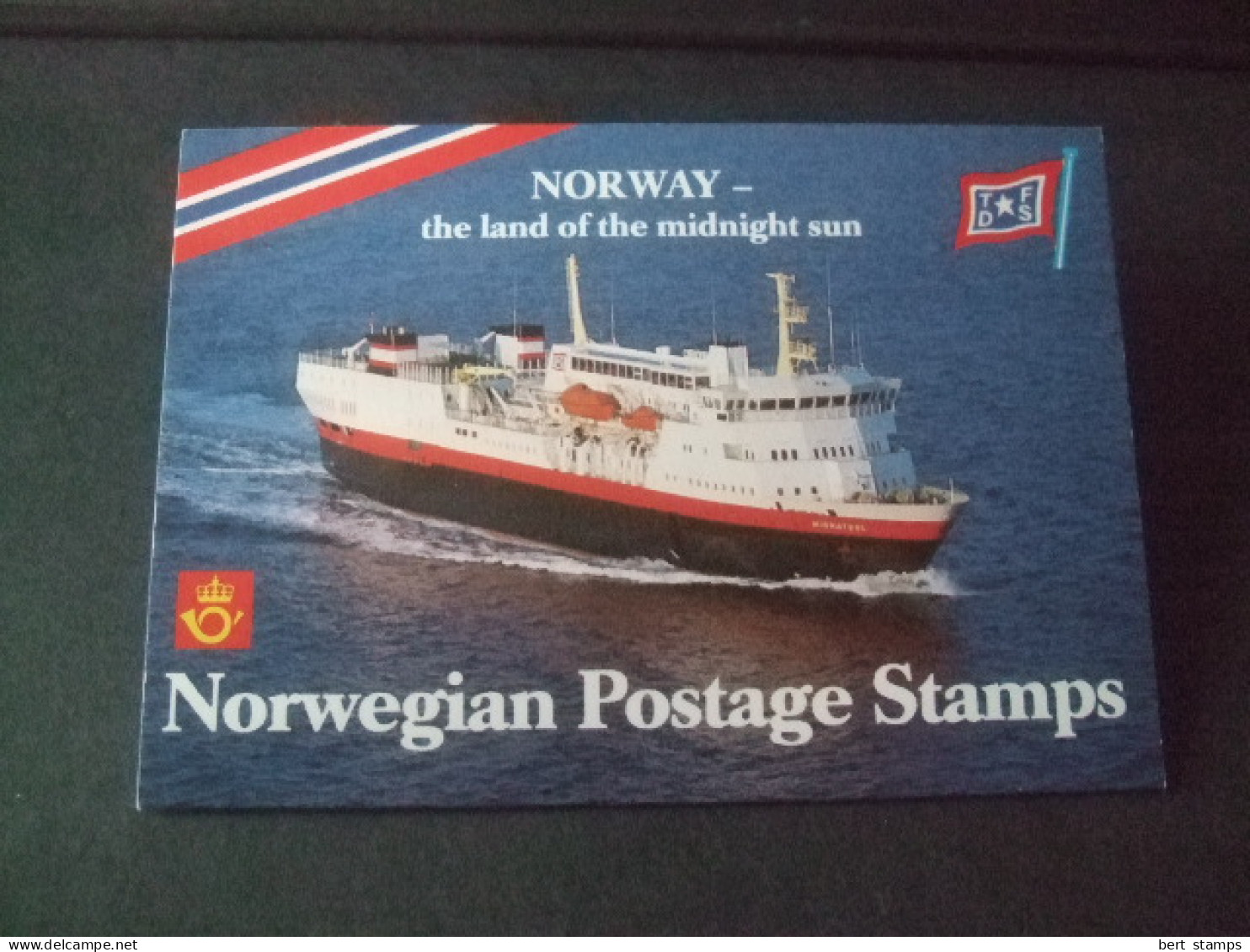 Noorwegen, Norge Norway, 1991, LOCAL BOOKLET, LH 1  Midnatsol TFDS With Logo, 10x4.20 Europe-stamp - Carnets