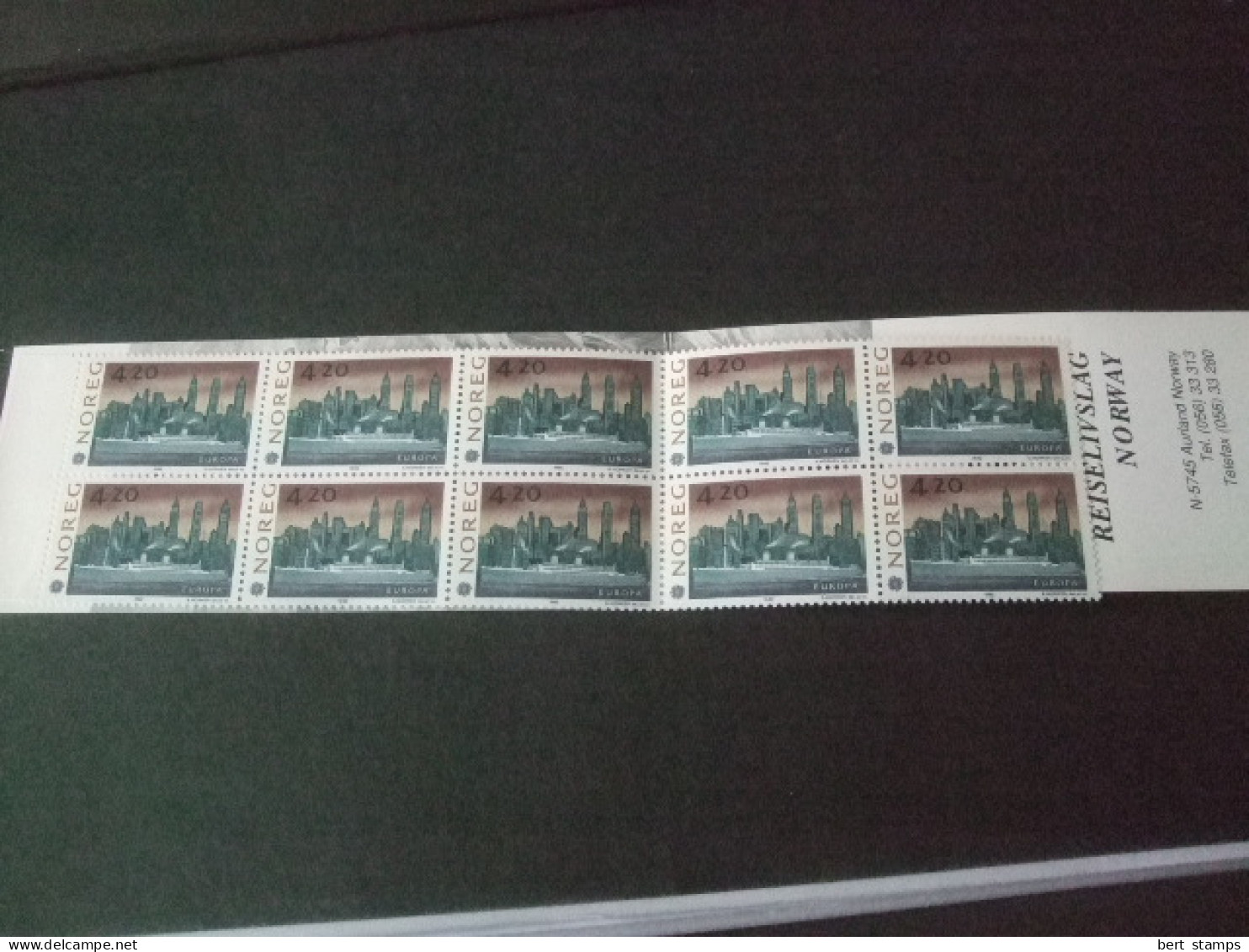 Noorwegen, Norge Norway, 1992, LOCAL BOOKLET,  Flamsbanen Railway - Postzegelboekjes