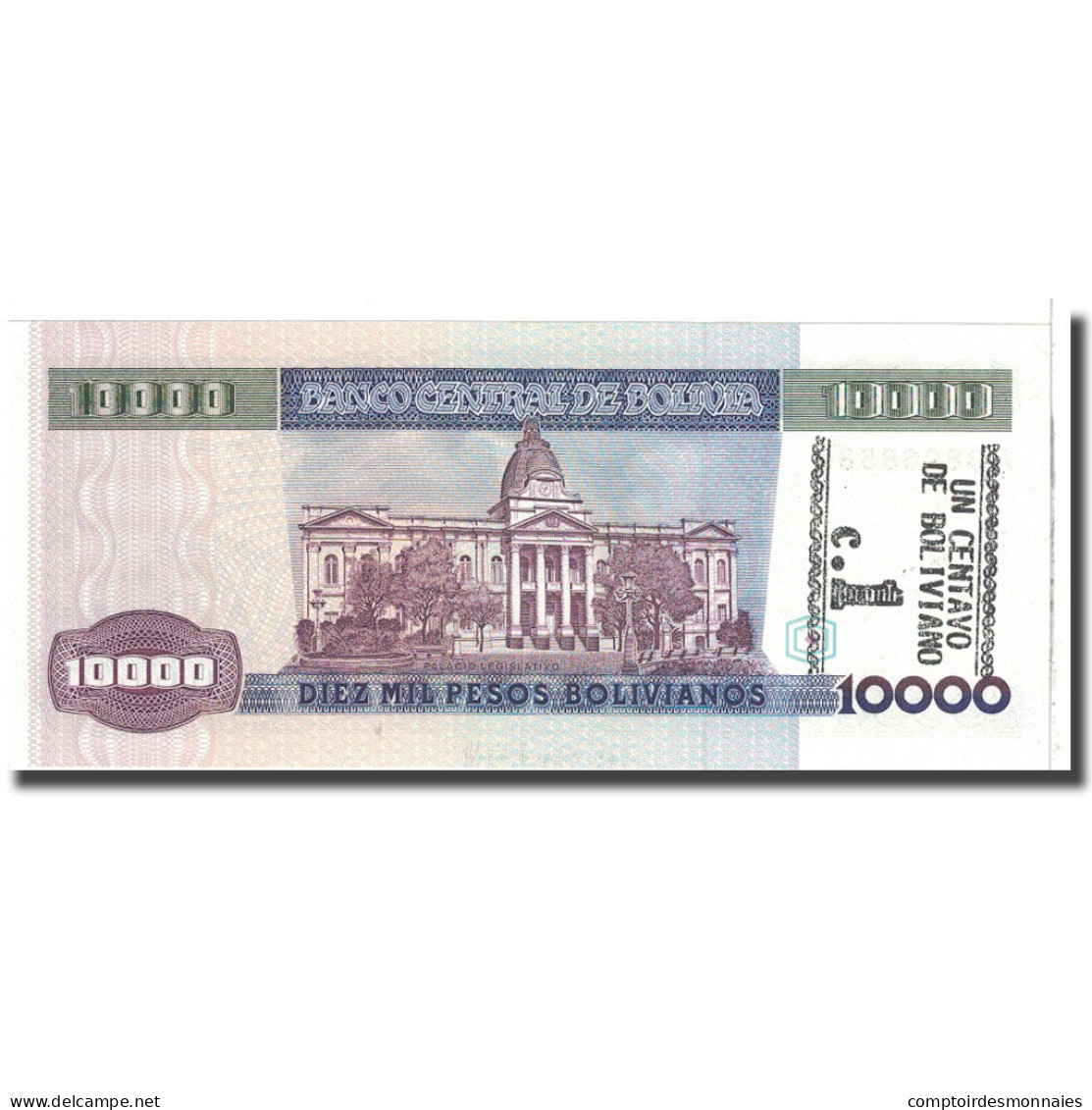 Billet, Bolivie, 10,000 Pesos Bolivianos, 1984, 1984-02-10, KM:169a, NEUF - Bolivie