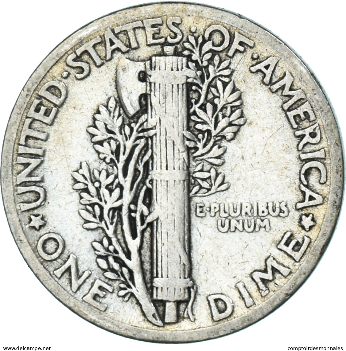 Monnaie, États-Unis, Dime, 1939 - 1916-1945: Mercury (Mercure)