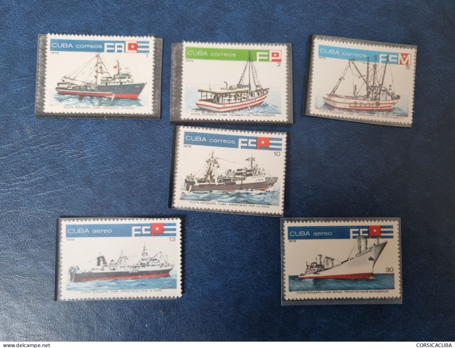 CUBA  NEUF  1978   FLOTA  PESQUERA   //  PARFAIT  ETAT  //  Sans  Gomme - Unused Stamps