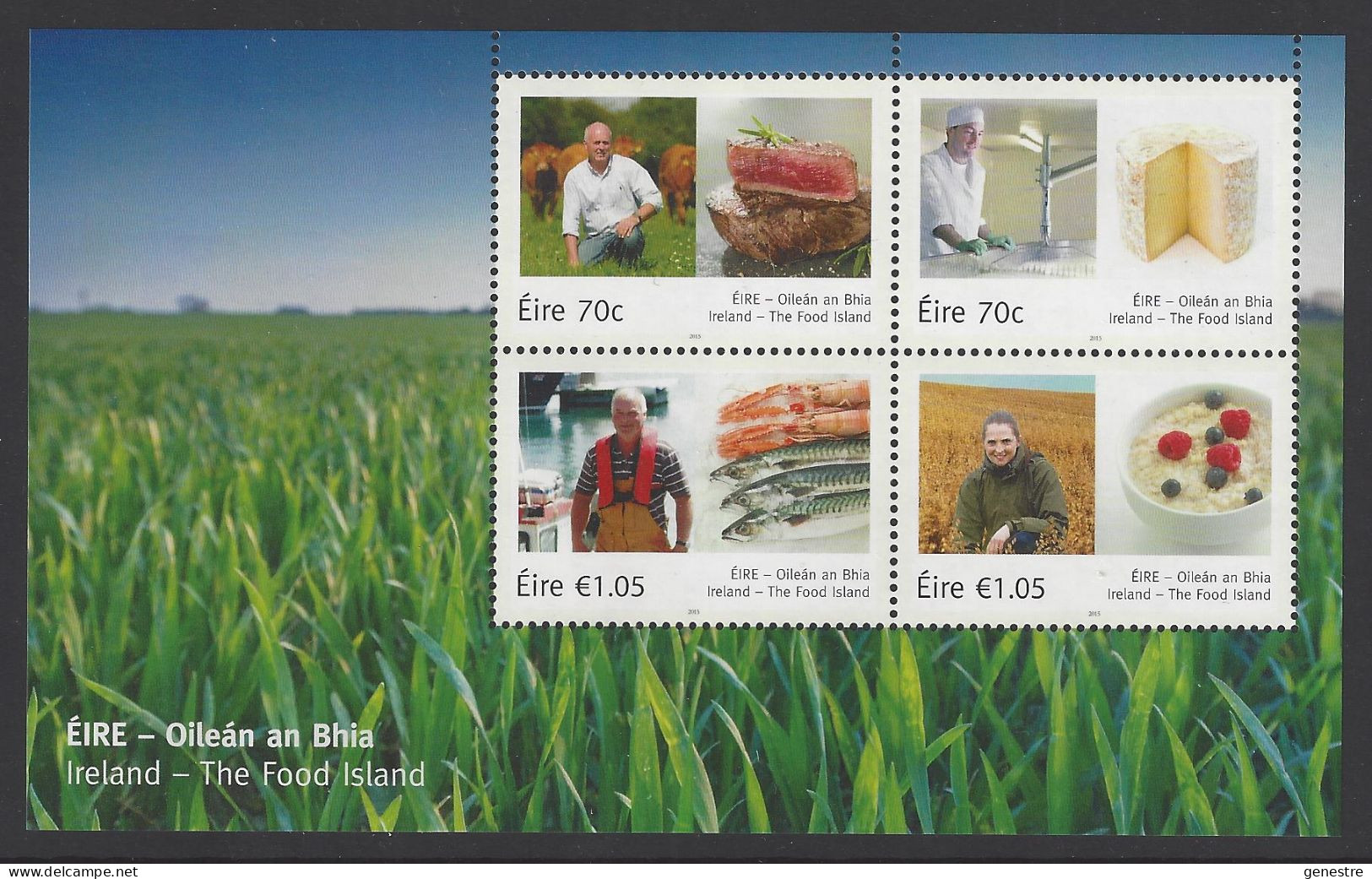 Irlande / Eire 2015 - "The Food Island" - Blocks & Sheetlets