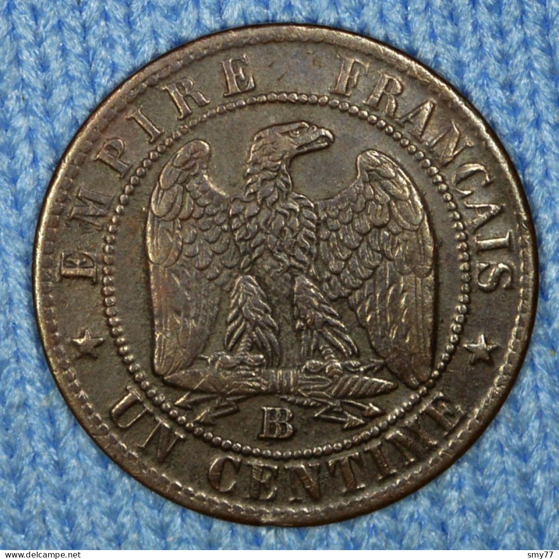 France • 1 Centime 1862 BB • Grand BB • Strasbourg • [24-234] - 1 Centime