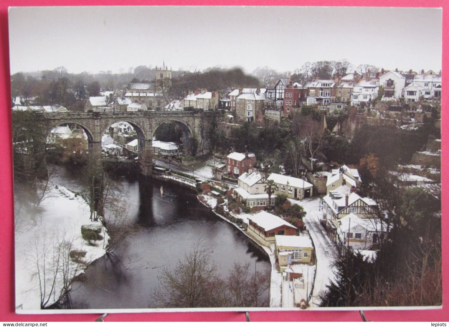 Angleterre - Snowy Day - Knaresborough - Double Carte Phil Willis MP & Diana Wallis MEP - Harrogate