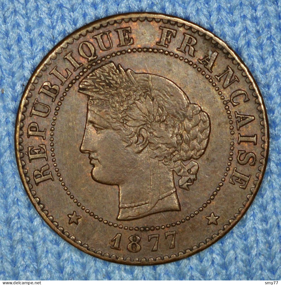 France • 1 Centime 1877 A • [24-236] - 1 Centime