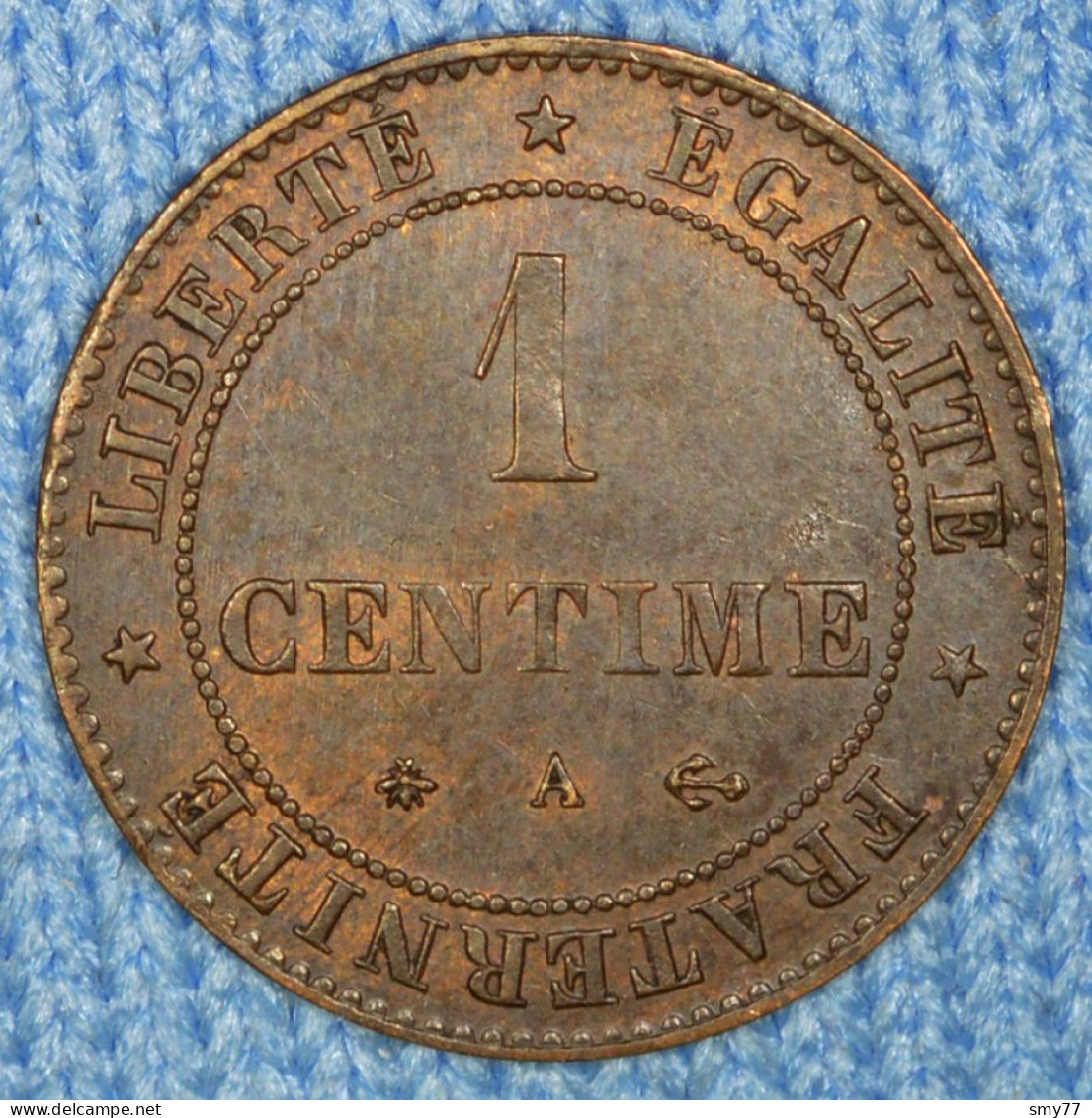 France • 1 Centime 1877 A • [24-236] - 1 Centime