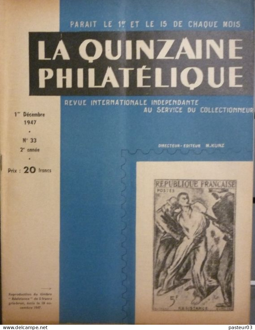 La Quinzaine Philatélique Voir Liste - Francesi (dal 1941))