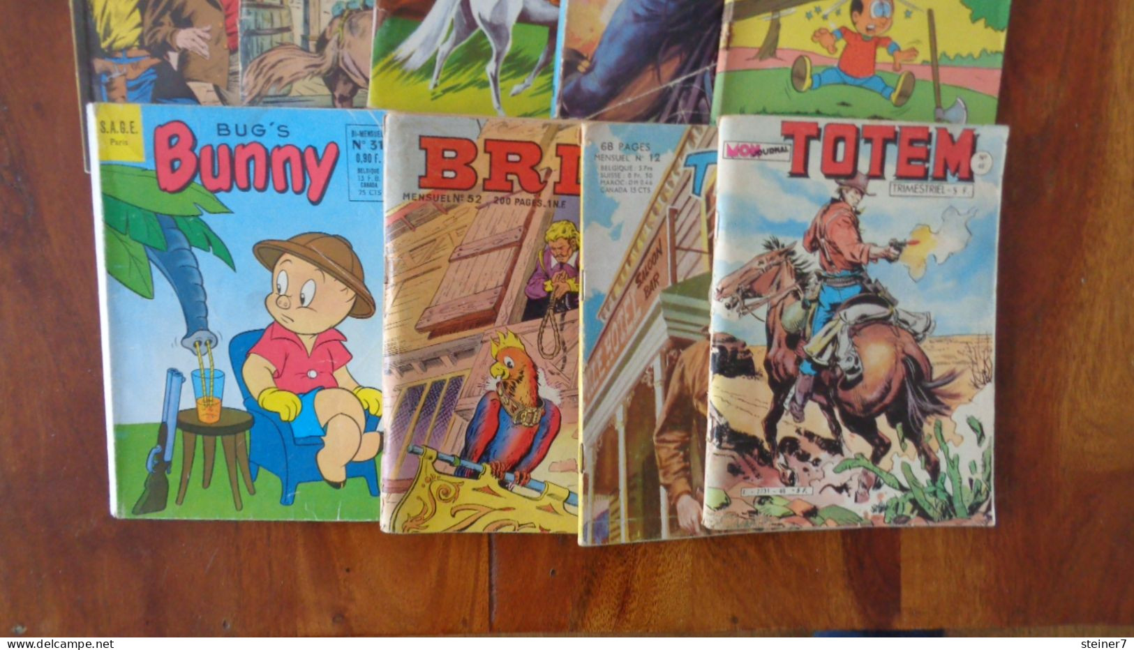 Lot De 13 Petites BD Anciennes (Zorro, Tex Bill....) - Lots De Plusieurs BD