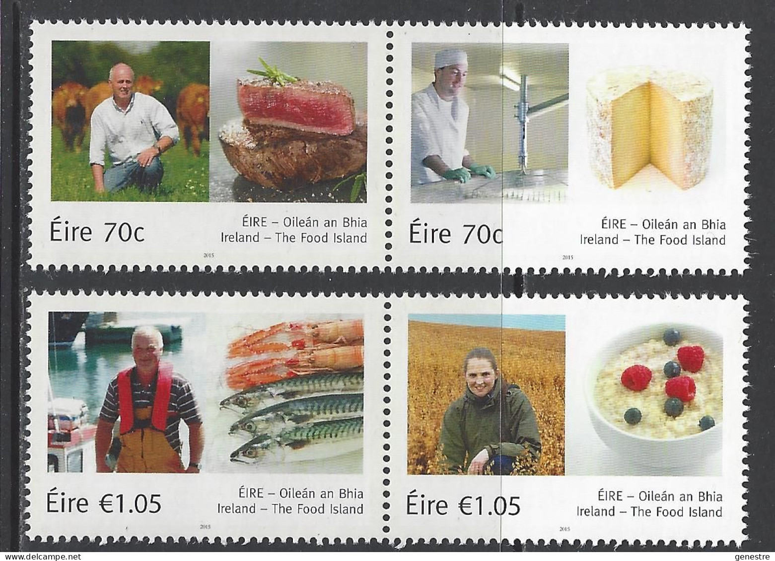 Irlande / Eire 2015 - "The Food Island" - Blocks & Sheetlets