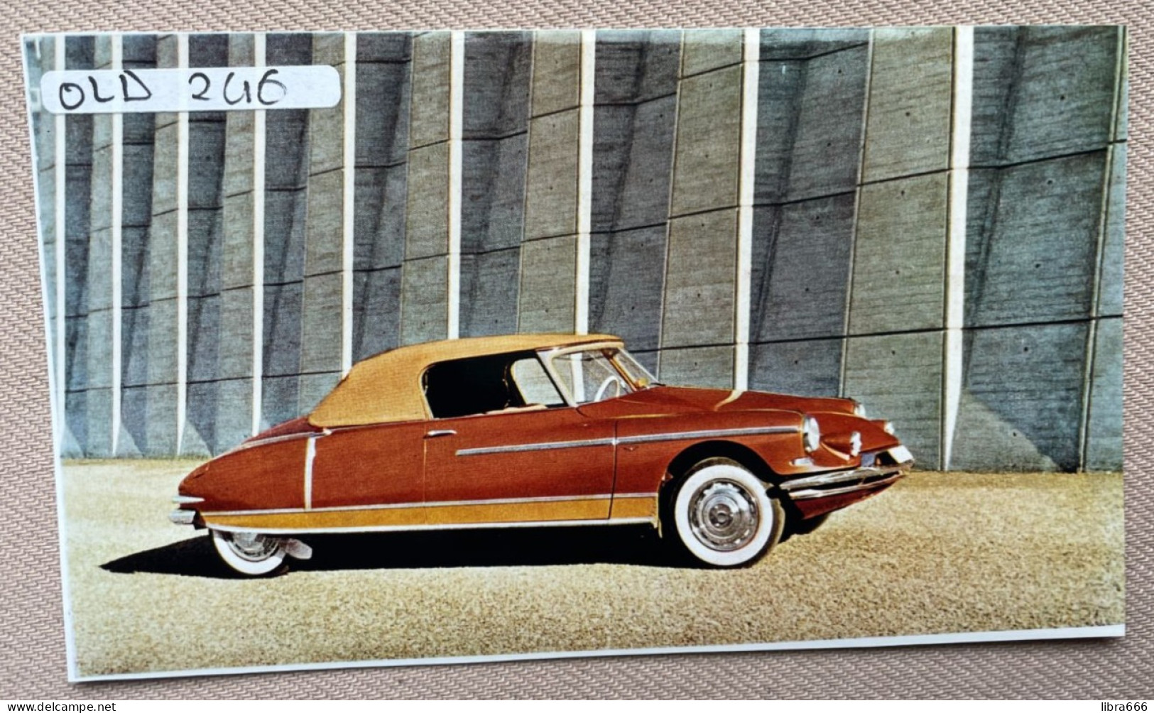 1961 - CITROEN DS 19 Cabriolet Chapron - 13 X 8 Cm (REPRO PHOTO !  Zie Beschrijving, Voir Description, See Description)! - Coches