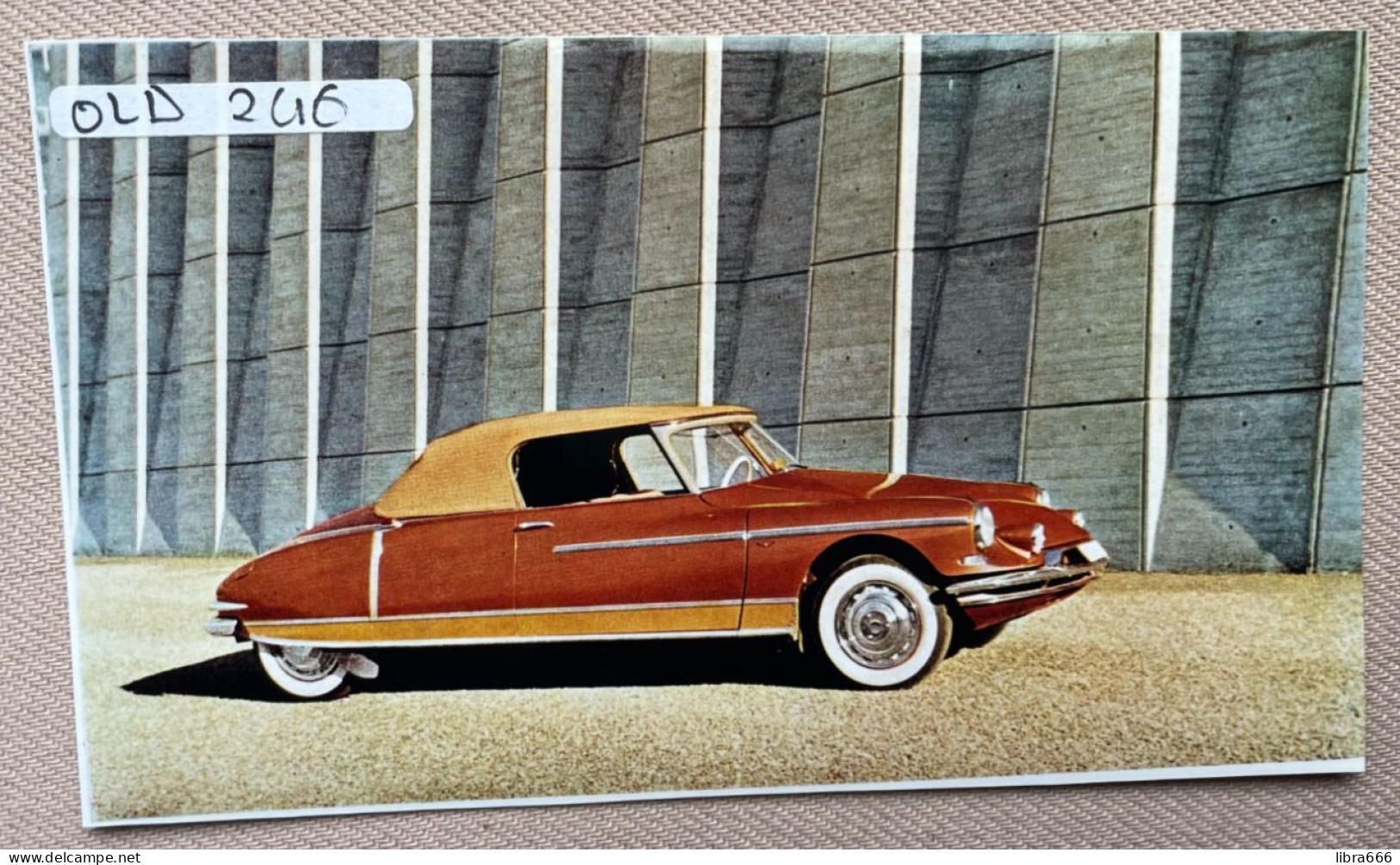 1961 - CITROEN DS 19 Cabriolet Chapron - 13 X 8 Cm (REPRO PHOTO !  Zie Beschrijving, Voir Description, See Description)! - Auto's