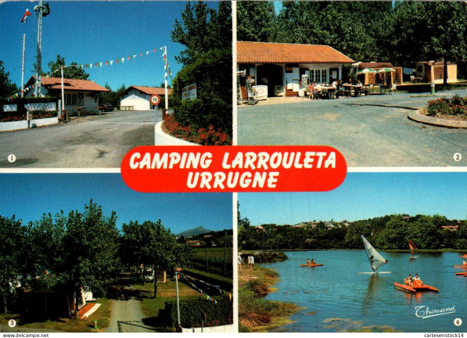 N°41721 Z -cpsm Urrugne -camping Larrouleta- - Urrugne