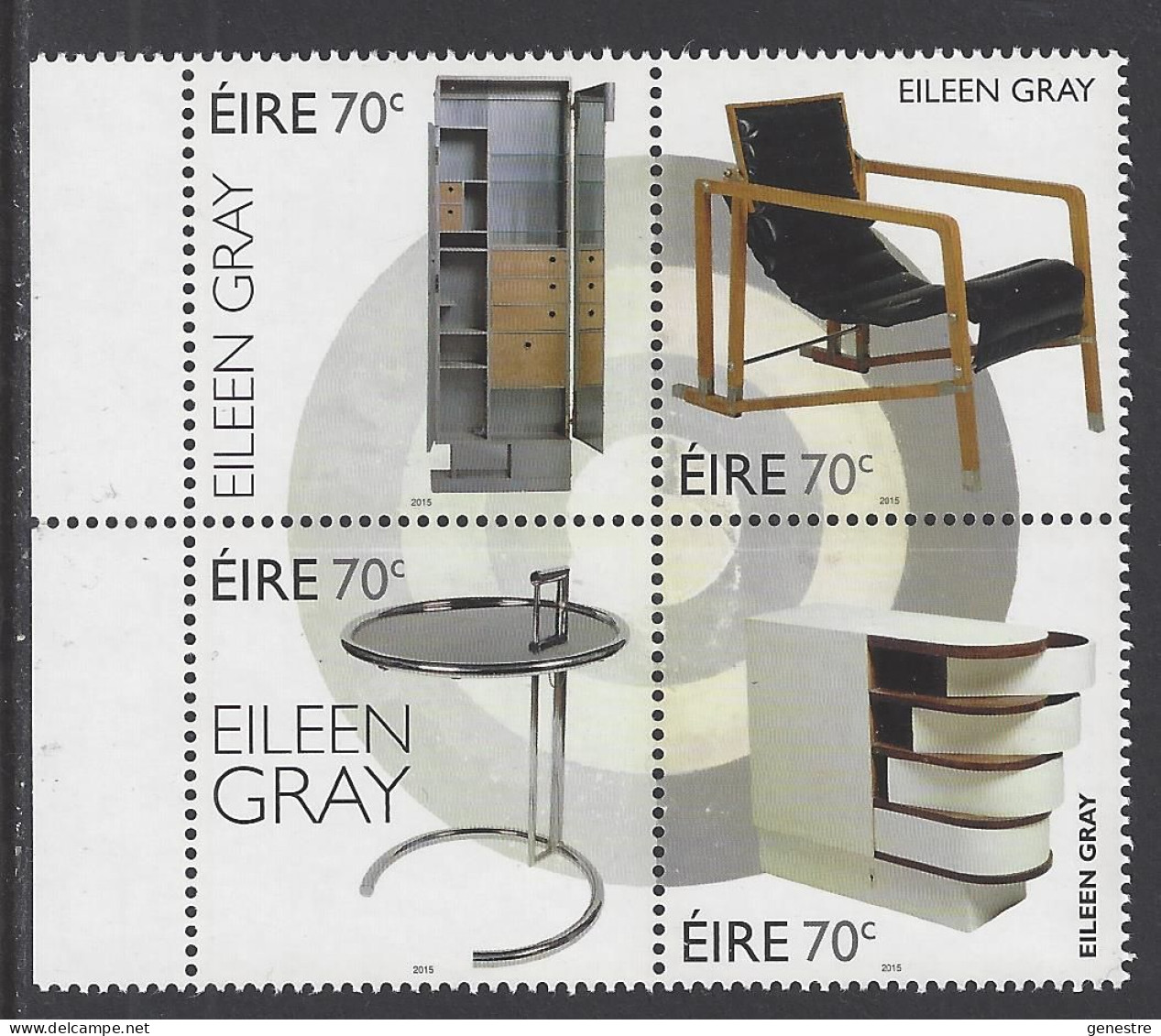 Irlande / Eire 2015 - "Eileen Gray" ** (MNH) - Neufs