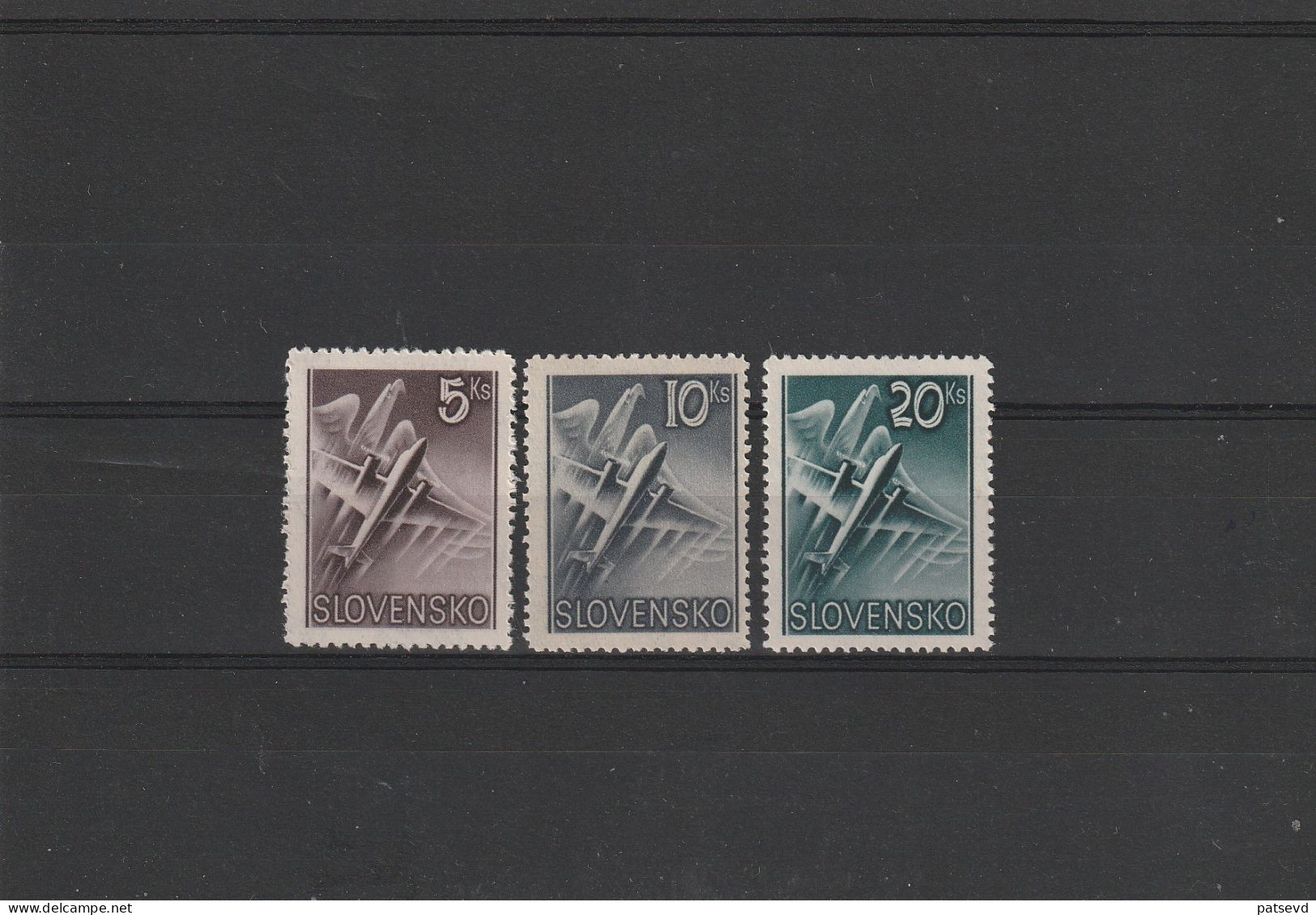 Slovensko Postes Arienne Lp 7/9 * - Unused Stamps