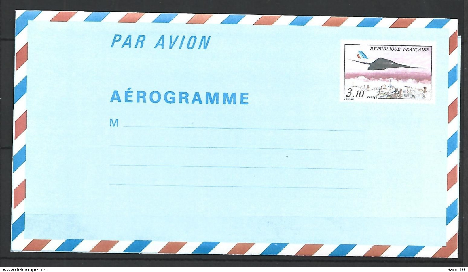 Lot De 4  Aérogramme  France  Neuf ** N 1008/1009/1010/1011 - Aerogramas