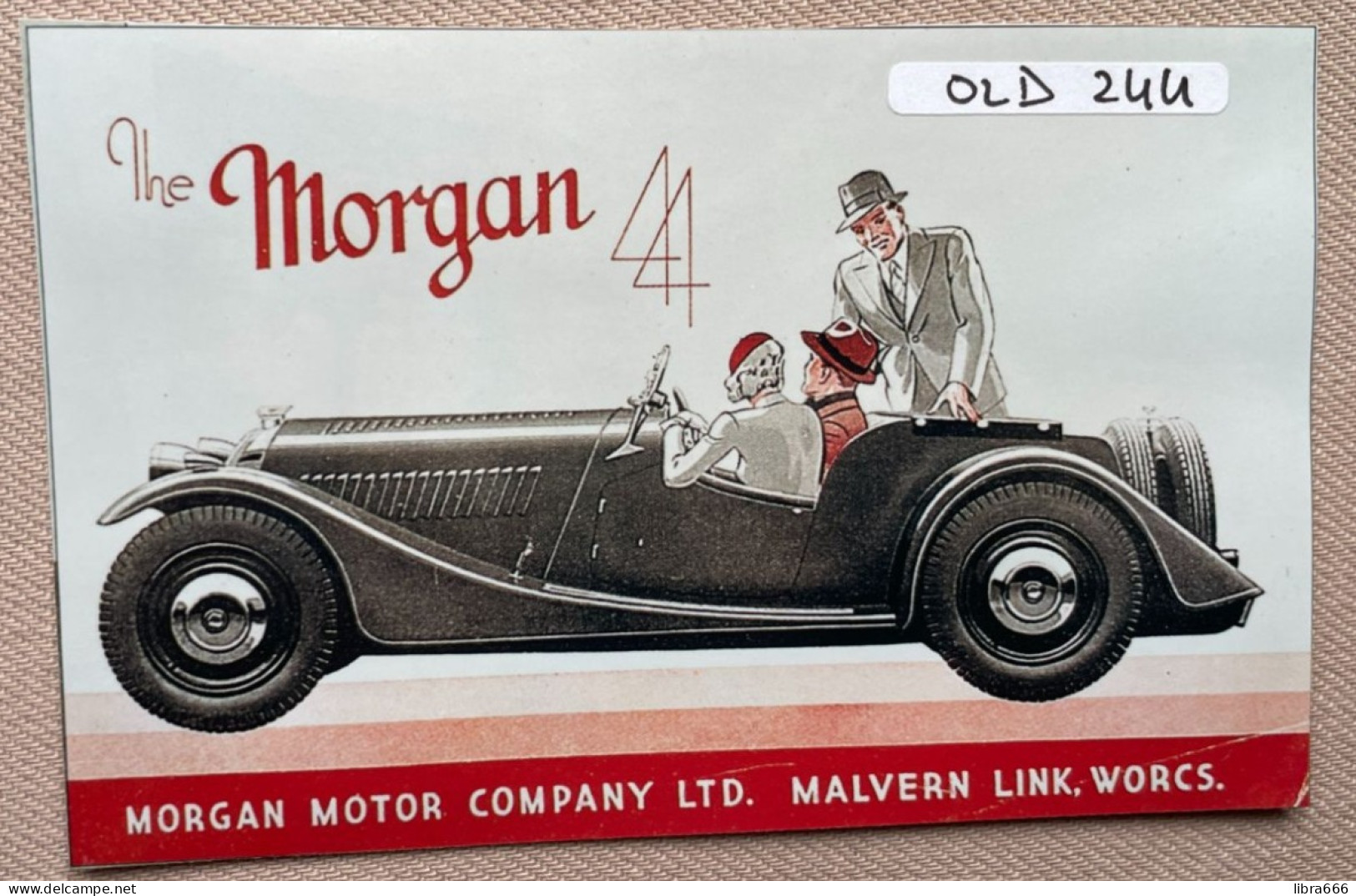 1936 - MORGAN 4/4 - Malvern Link - 12,5 X 8 Cm (REPRO PHOTO !  Zie Beschrijving, Voir Description, See Description)! - Coches