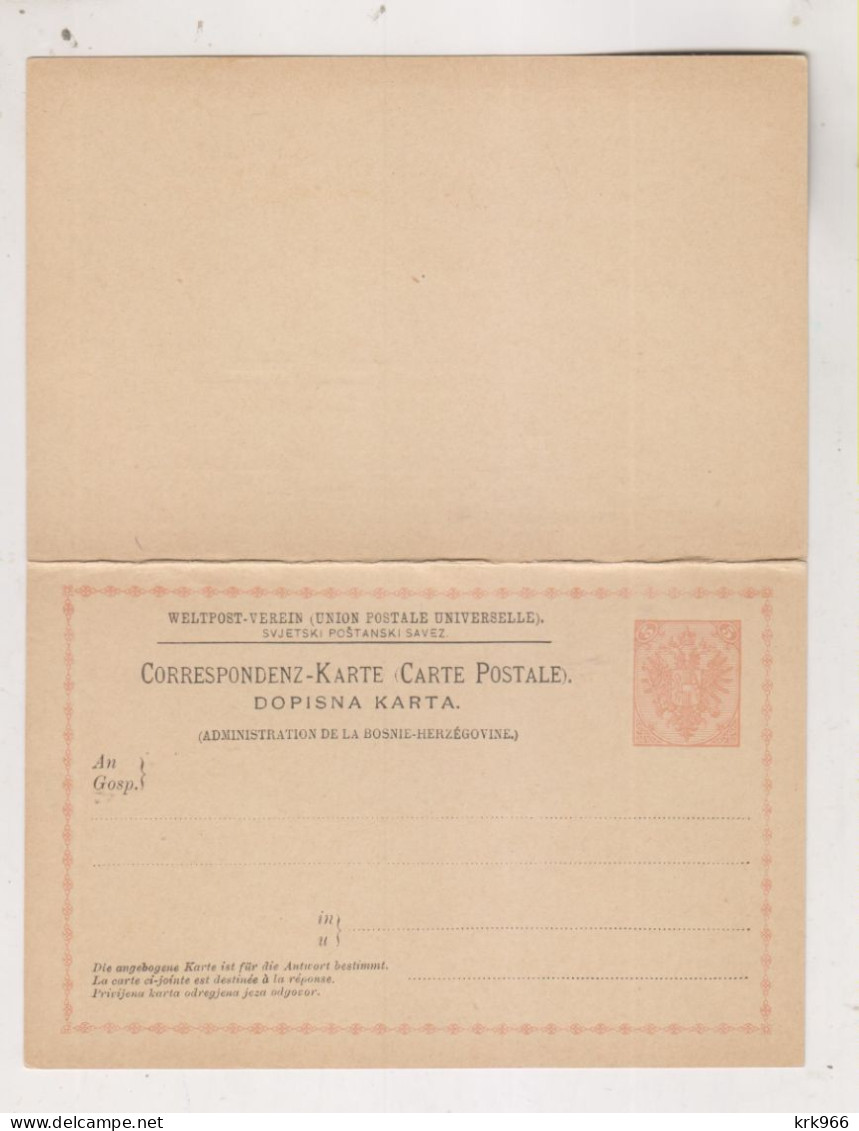 BOSNIA AND HERZEGOVINA Austria Postal Stationery Unused - Bosnia Erzegovina