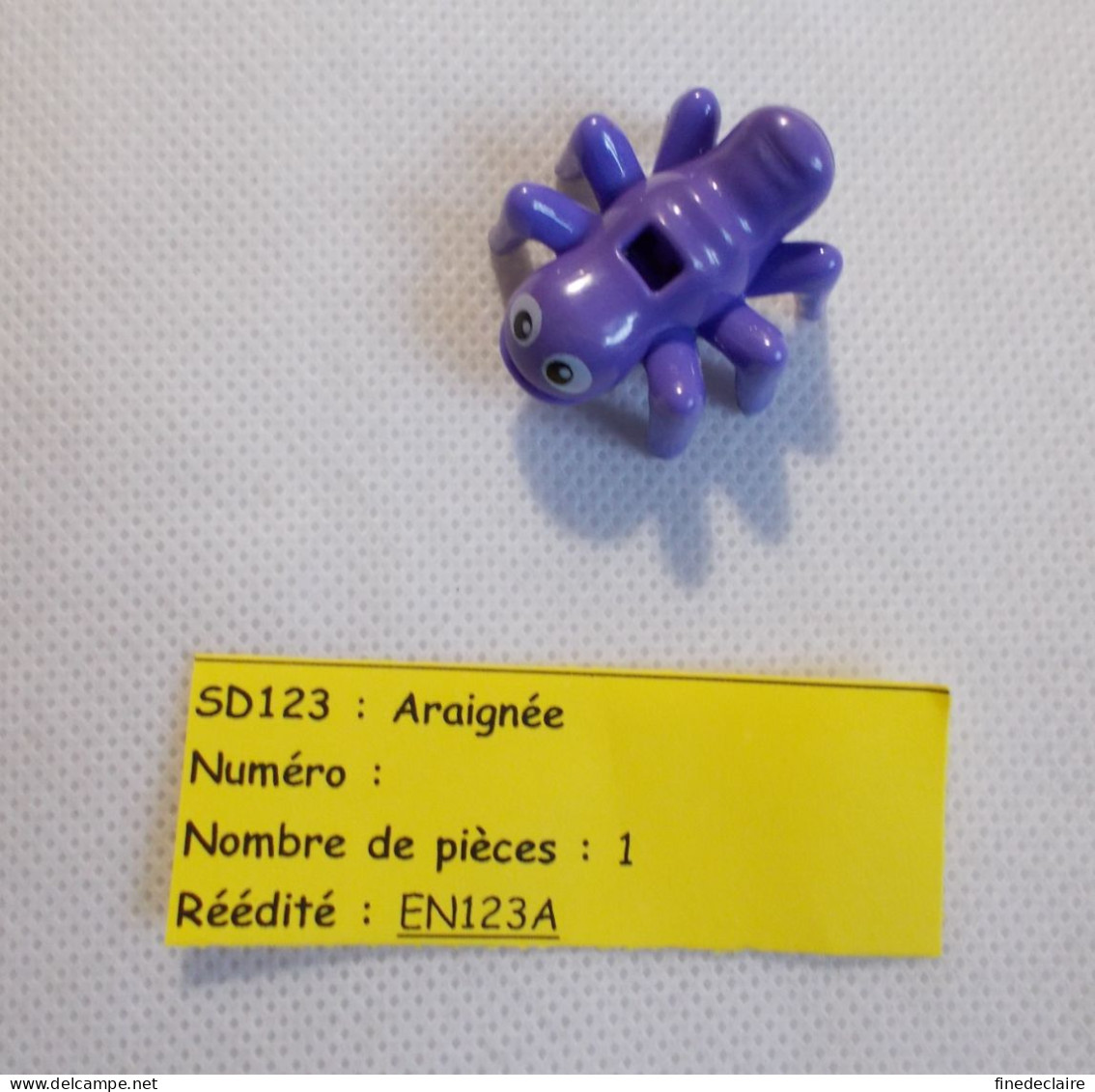 Kinder - Insectes - Araignée Pince Violette - SD123 - Sans BPZ - Montables