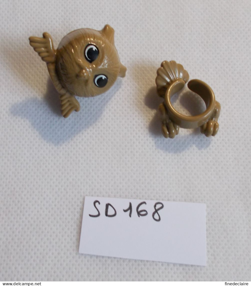 Kinder - Natoons - Animaux - Hibou Marron (Va Sur Un Doigt) - SD168 - Sans BPZ - Montables