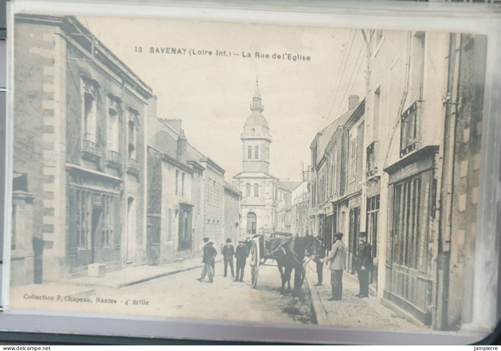 13 Savenay (Loire-Inf.) - La Rue De L'Eglise - Savenay