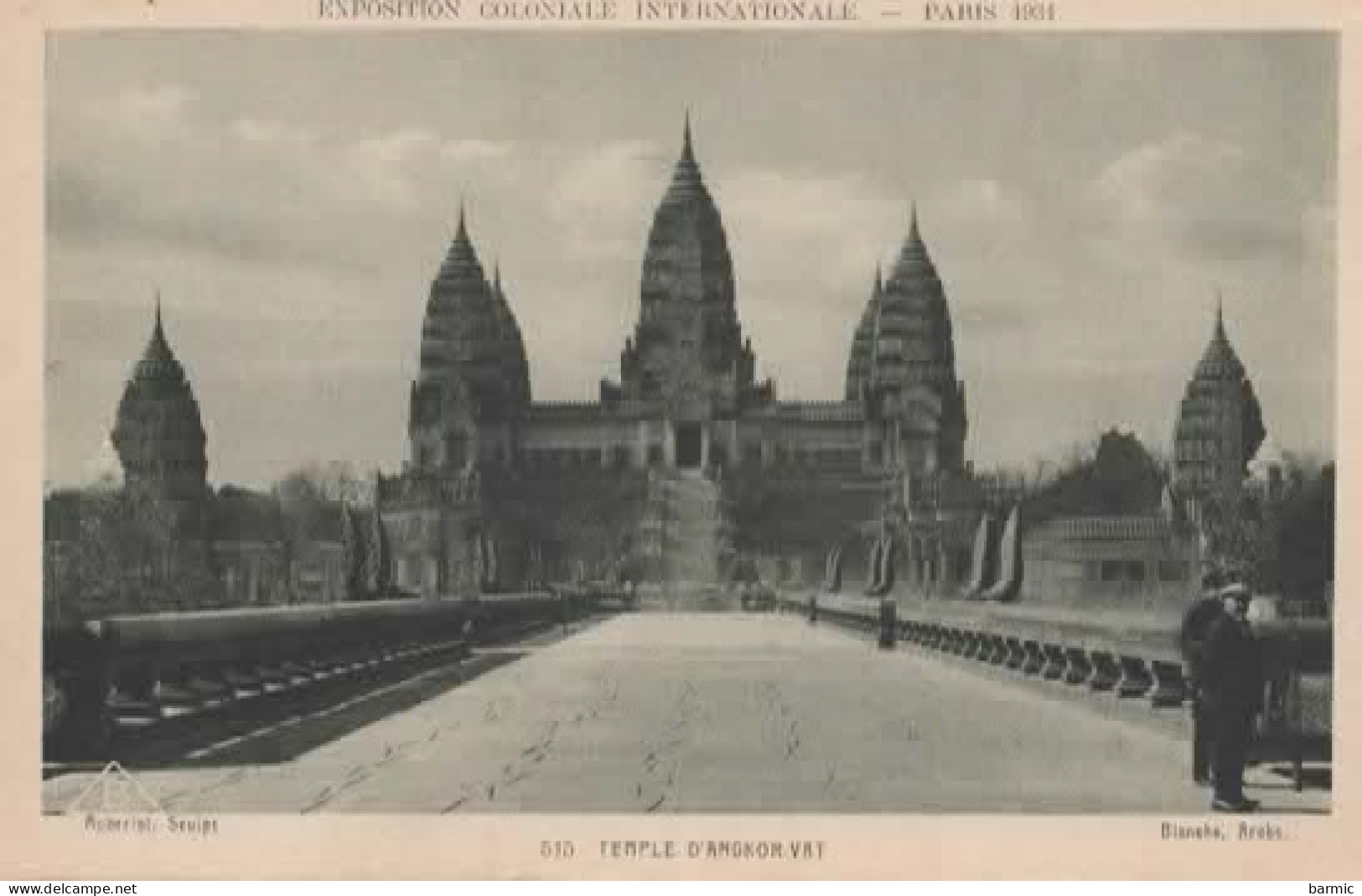 EXPOSITION COLONIALE PARIS 1931, TEMPLE D ANGKOR VAT REF 14801 - Expositions