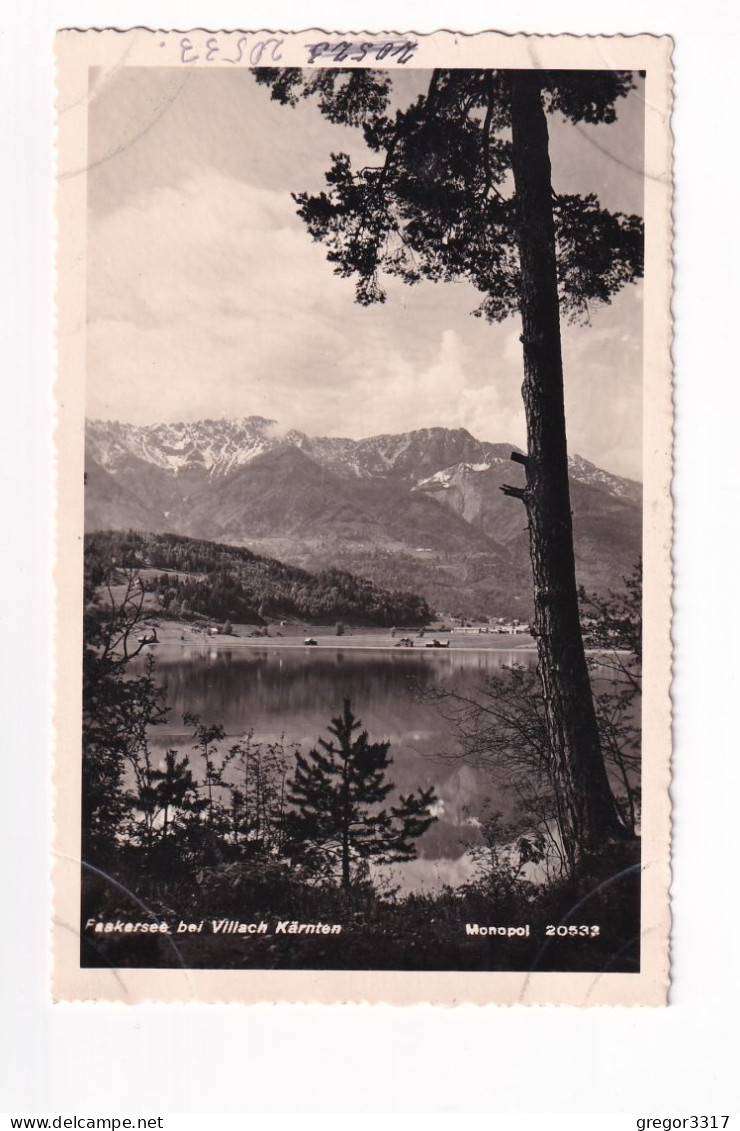 E5525) FAAKERSEE Bei VILLACH - Kärnten - Monopol FOTO AK 20533 - Faakersee-Orte