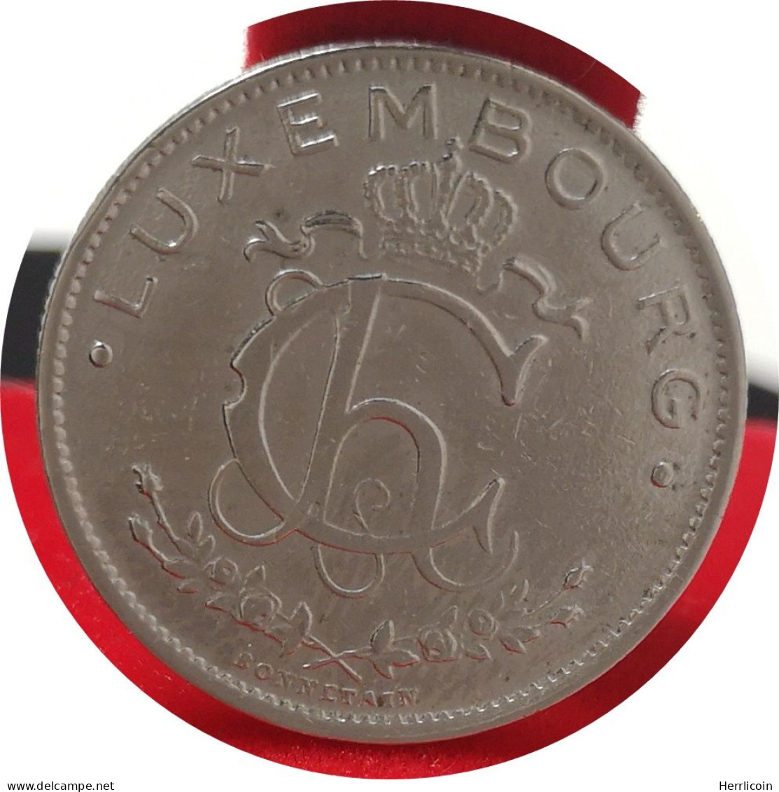 1928   - 1 Franc Charlotte  Luxembourg - Luxemburgo