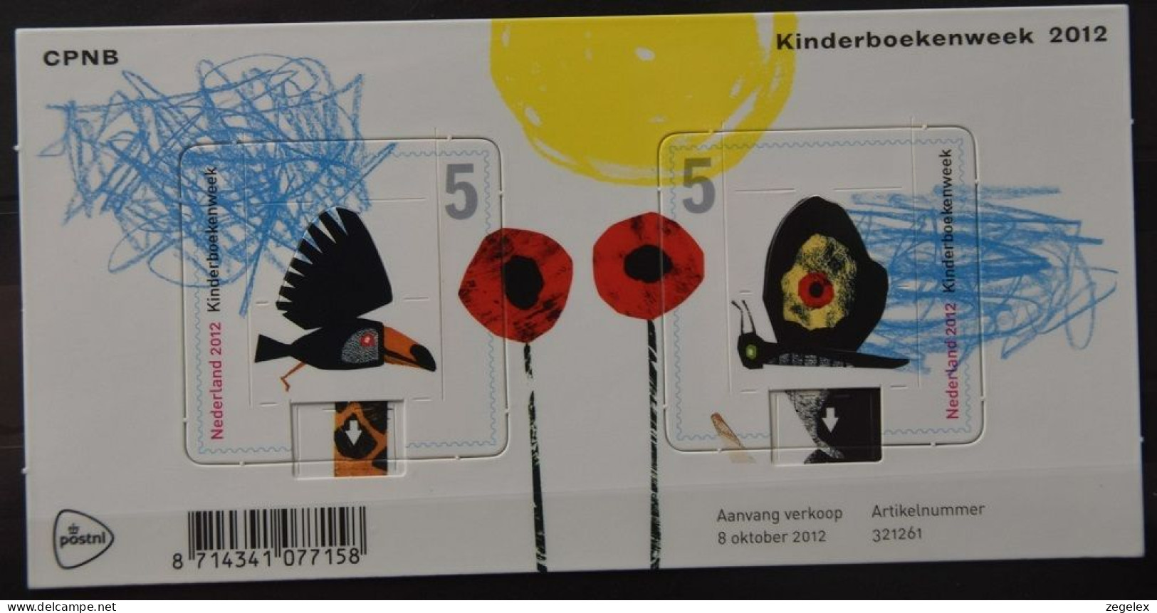 2012 Kinderboekenweek NVPH 2999 MNH/**/postfris. Bird, Butterfly - Ongebruikt