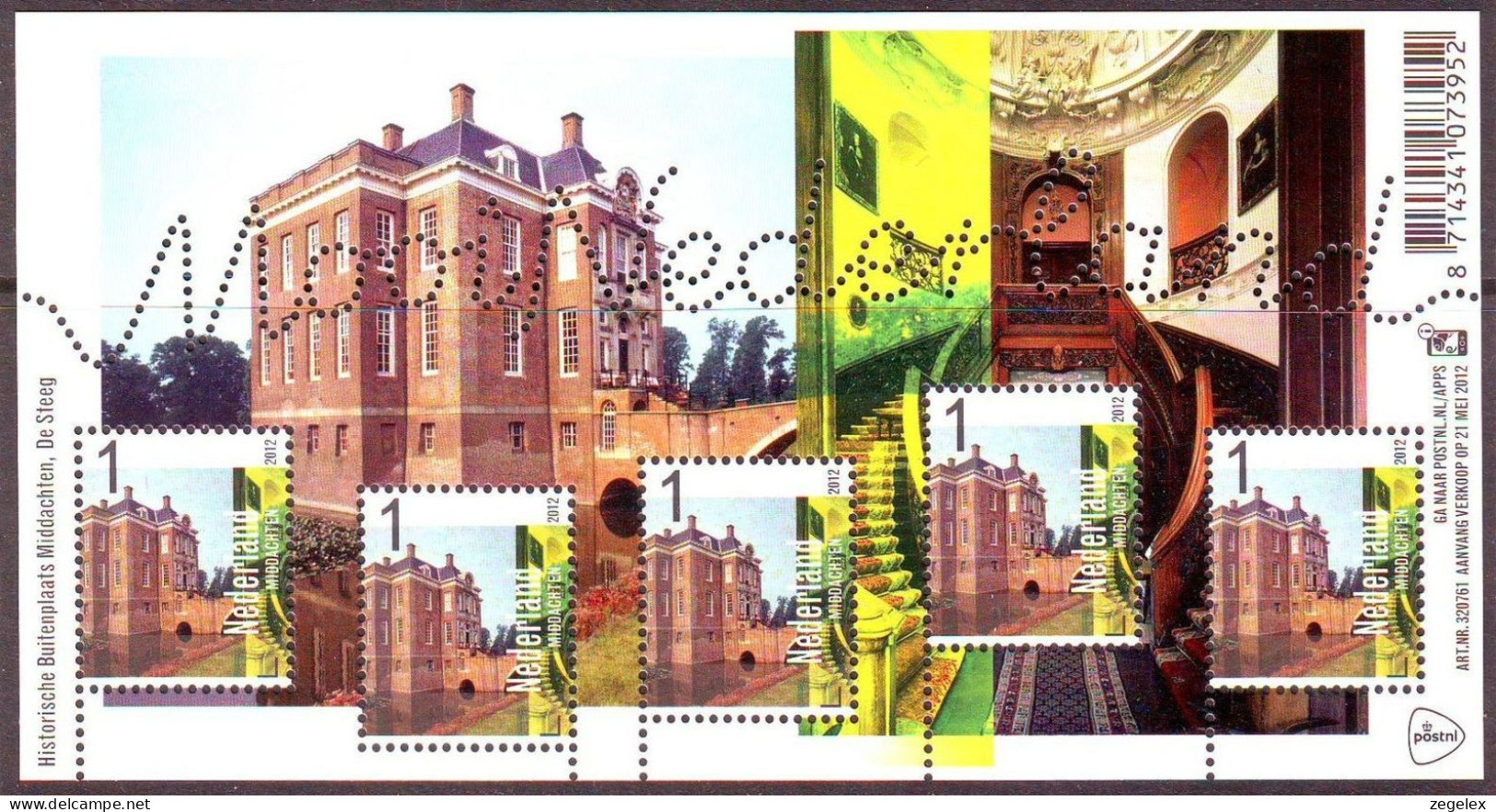 2012 Blokje Mooi Nederland - Middagten - De Steeg -  NVPH 2935 MNH/**/postfris - Nuevos