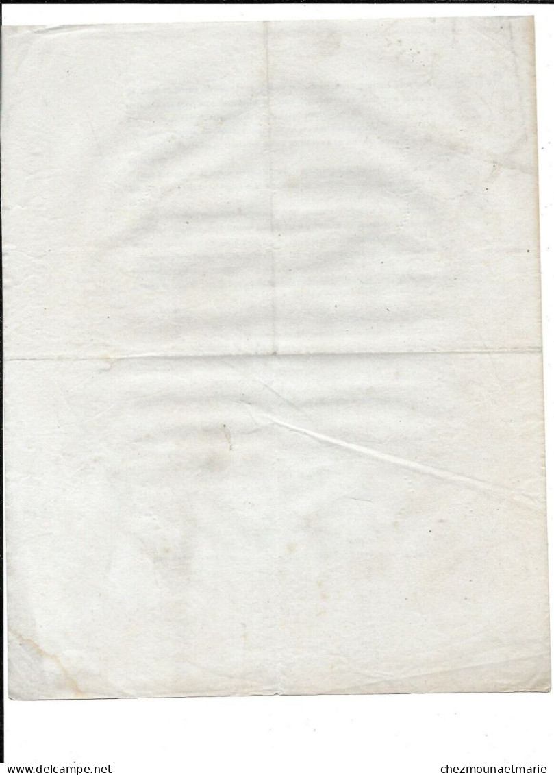 LETTRE EVEQUE PERPIGNAN 1848 AU CURE - CONCERNE GRAVES EVENEMENTS A PARIS - Historische Dokumente