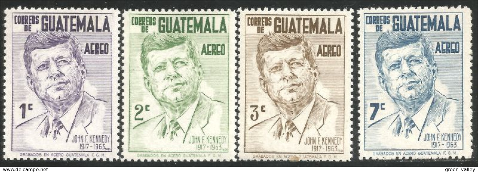 474 Guatemala 1964 President John F Kennedy MNH ** Neuf SC (GUA-93) - Guatemala