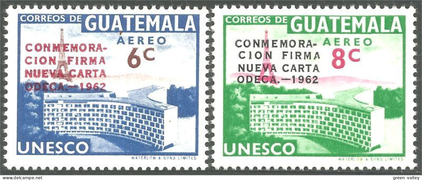 474 Guatemala 1960 UNESCO Tour Eiffel Tower MNH ** Neuf SC (GUA-84) - Guatemala