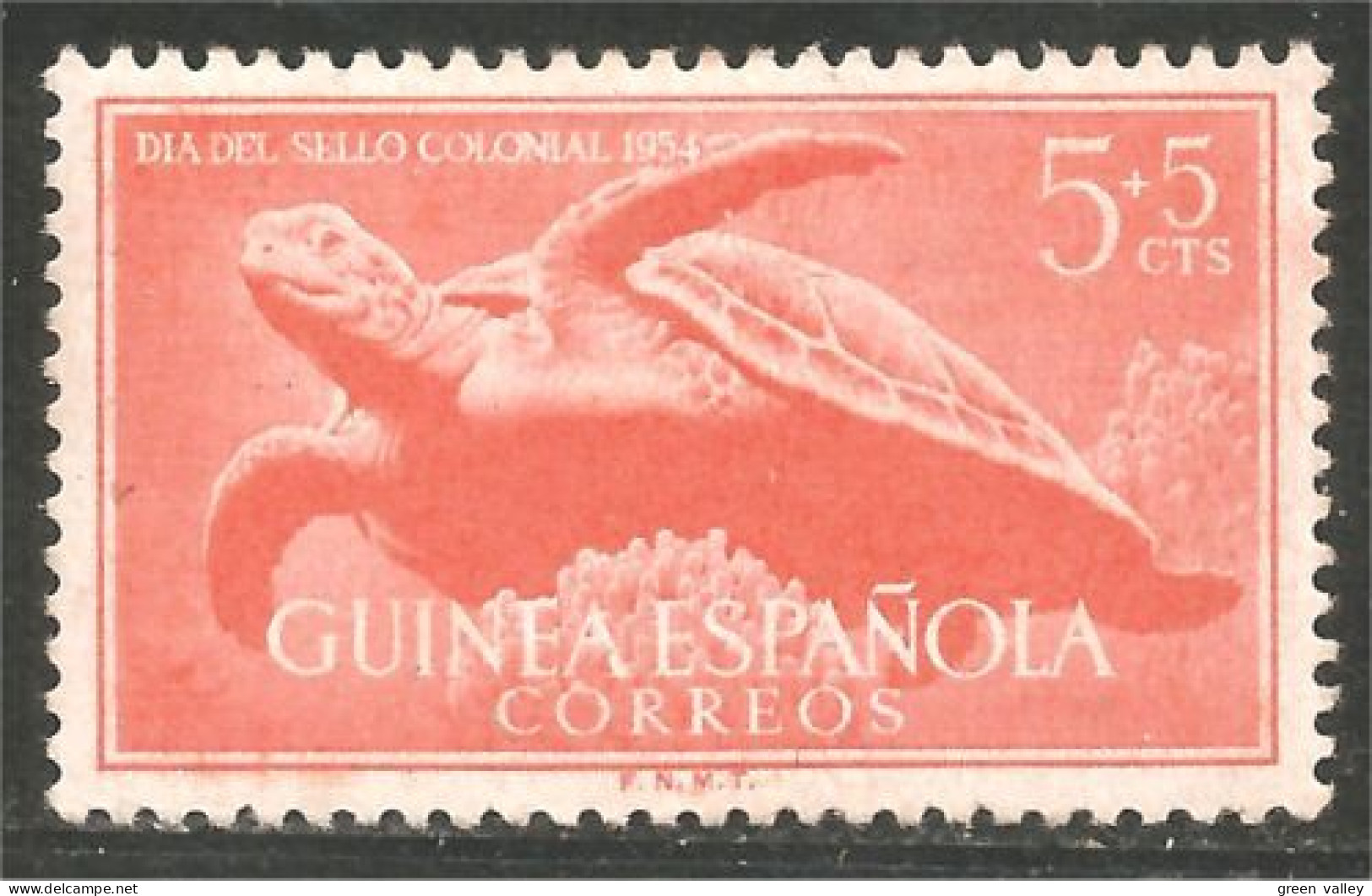 471 Guinea Espanola Tortue Turtle Tortuga Schildkröte Zeeschildpad Tartaruga MH * Neuf (GUS-19) - Tortues
