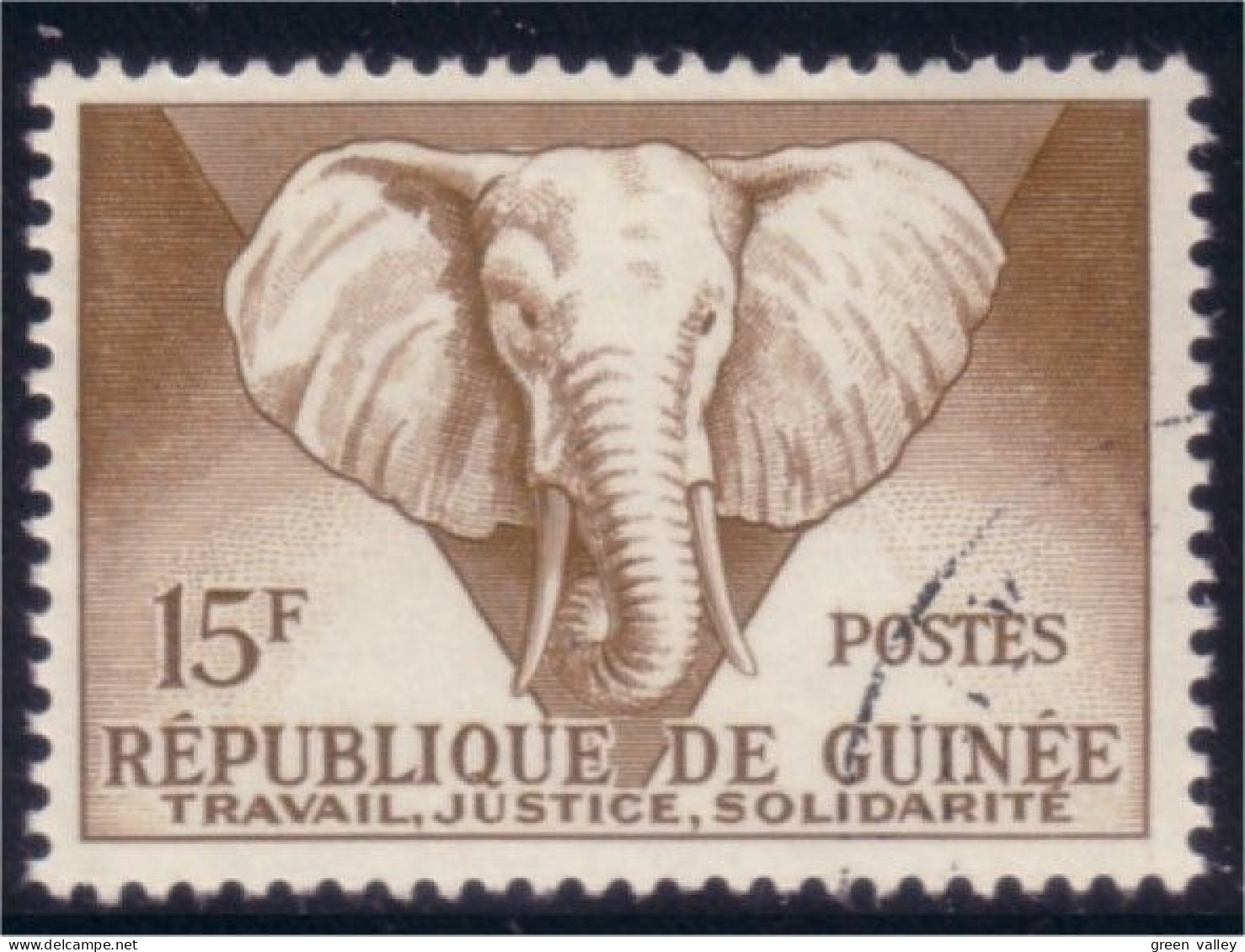 470 Guinee Elephant Elefant Elefante Olifant Norsu (GUF-87) - Eléphants