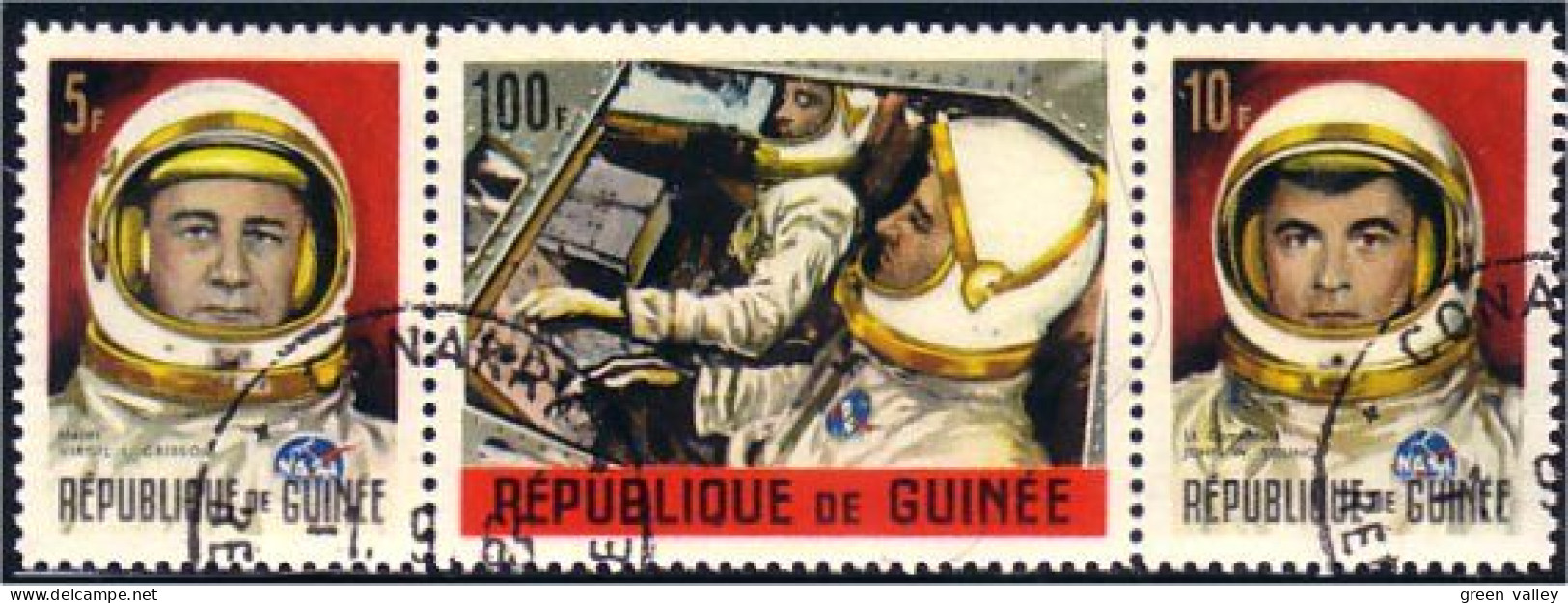 470 Guinee Grissom Young Astronautes Se-tenant (GUF-53b) - Asie