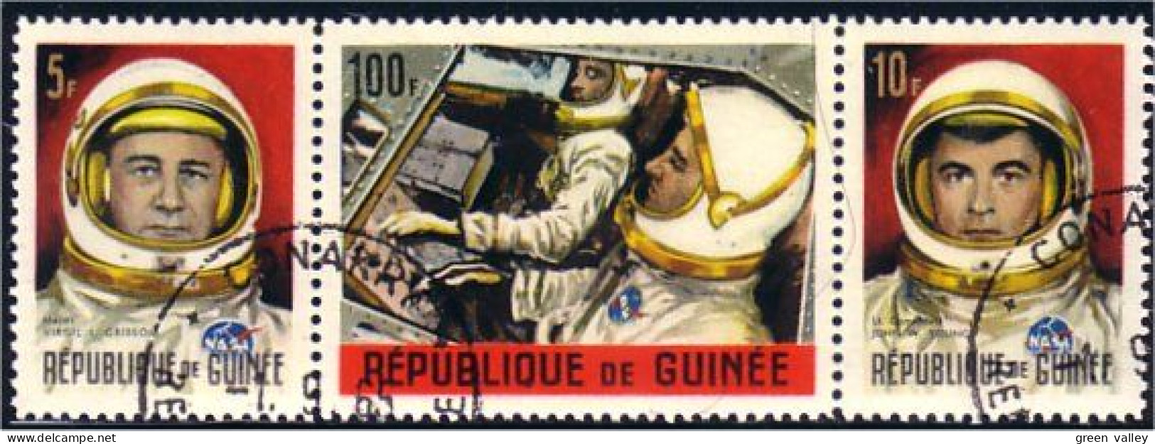 470 Guinee Grissom Young Astronautes Se-tenant (GUF-53a) - Asia