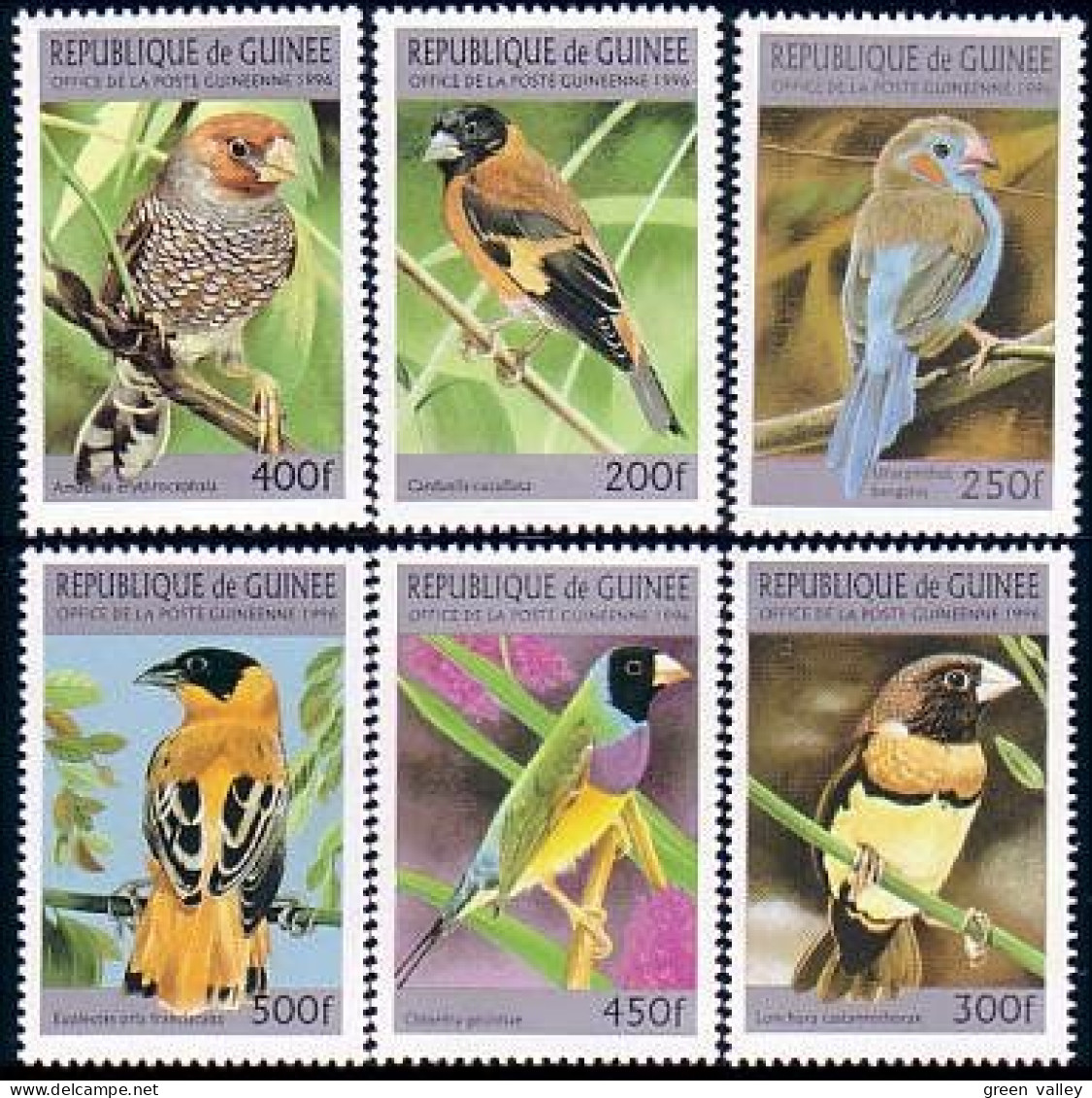 470 Guinee Oiseaux Exotiques Exotic Birds MNH Neufs ** (GUF-12b) - Papagayos