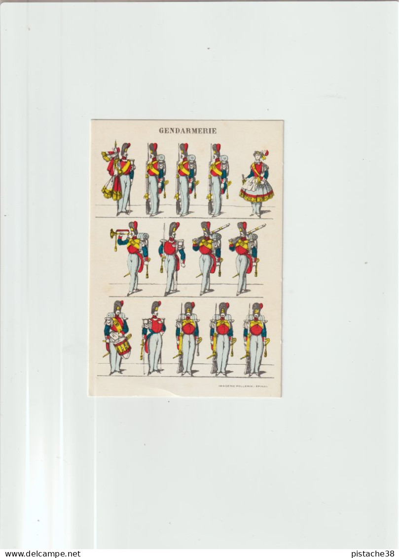CSM - Ancienne Illustrée Militaire GENDARMERIE (Imagerie Pellerin à EPINAL) - Uniformi