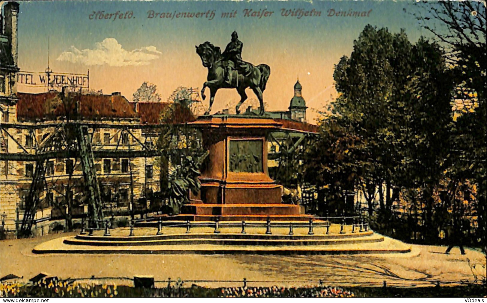 Allemagne - Rhénanie-du-Nord-Westphalie - Elberfeld Braunwarth Mit Kaiser Wilhelm Denkmal - Wuppertal