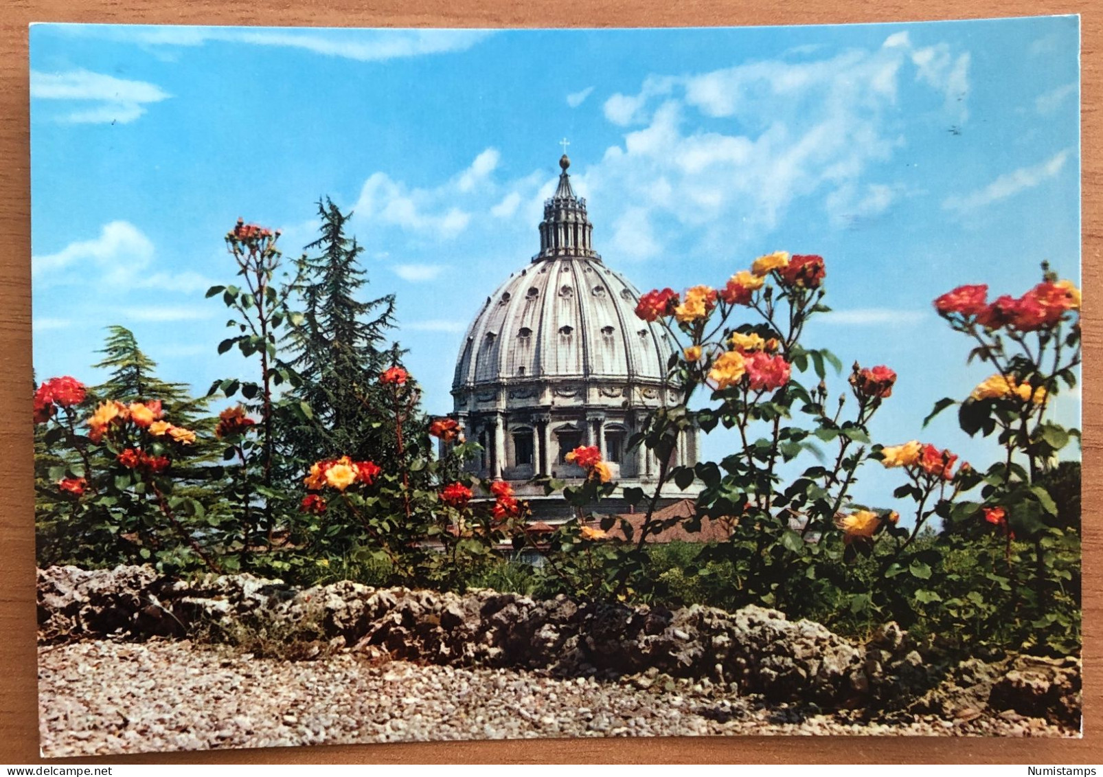 Vatican City - The Dome Of St. Peter From The Vatican Gardens (c183) - Vatikanstadt