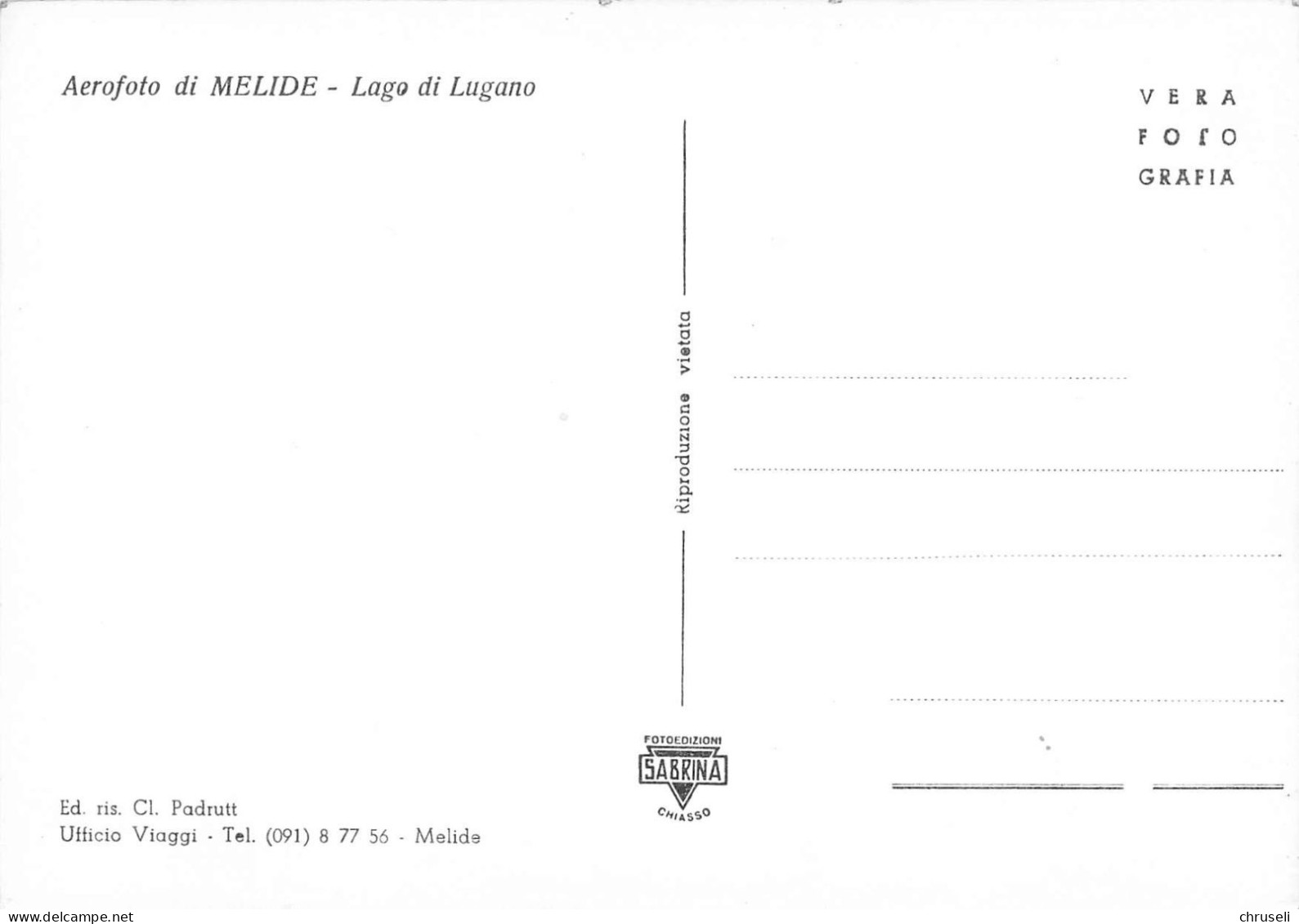 Melide Color  Fliegeraufnahme - Melide